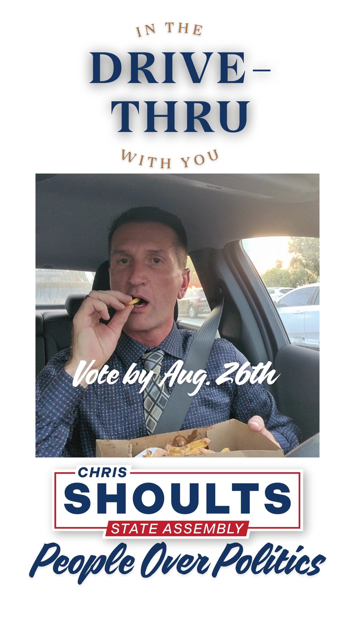 Get in, folks. We're headed to the drive-thru. You're hungry for a win and #Icouldeat, so let's math it out and get it done! Ballots drop July 28 for the August 26 Assembly District 63 Special General Election.
#shoults4assembly
#specialelection2025