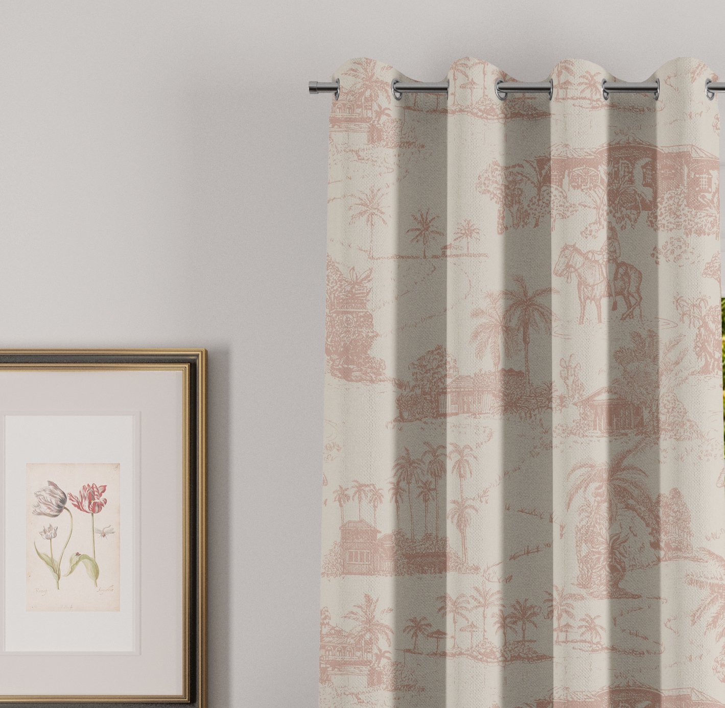 close up toile de jouy Peach .jpg