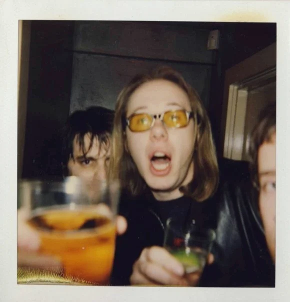 The Chemical Brothers, blurry photo take some time in the Mid 1990s.