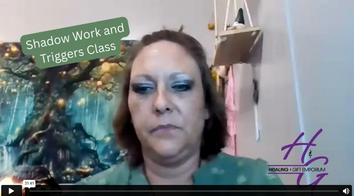 “Shadow work and triggers self-paced healing course”
