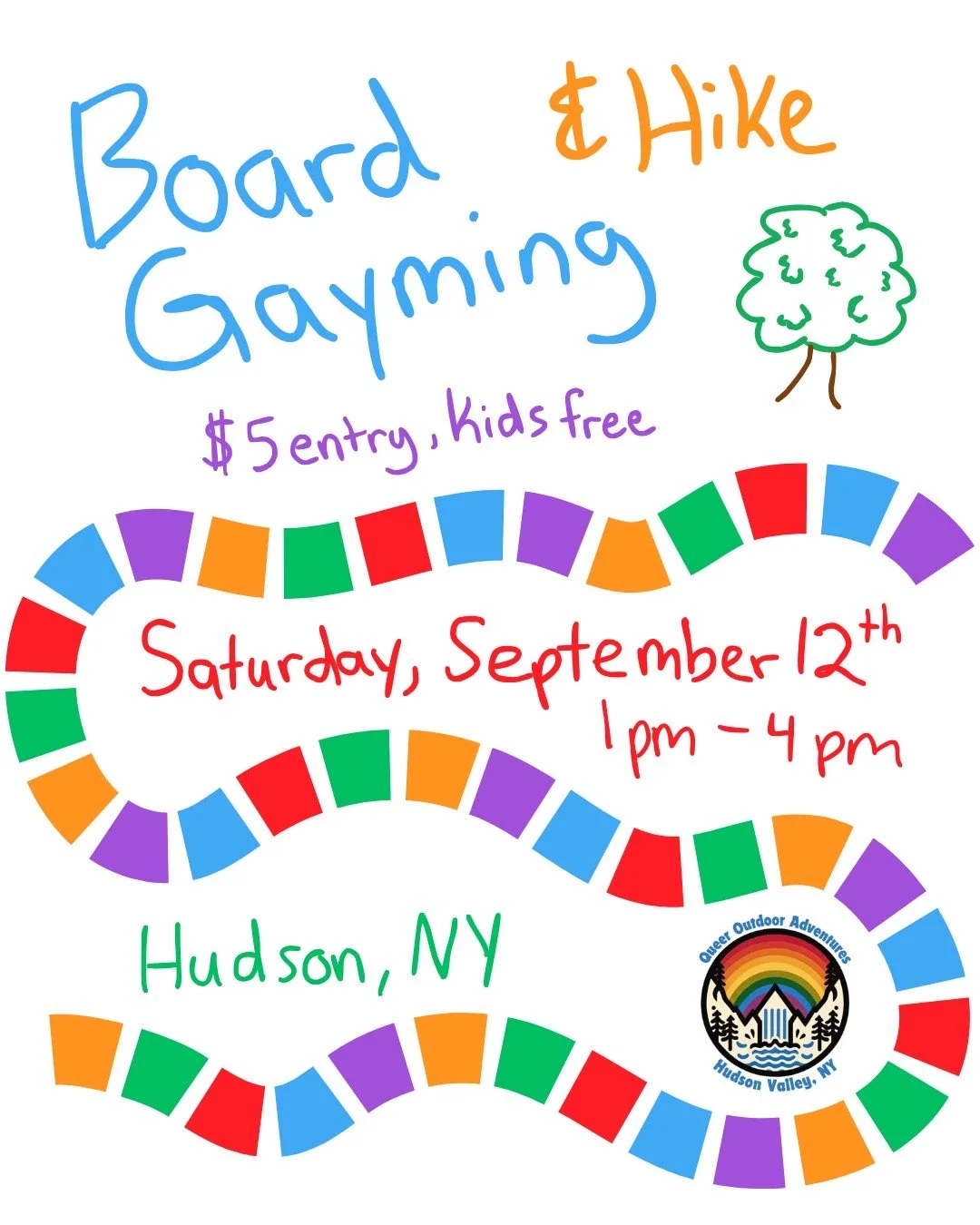 Board Gayming & Hike Flyer