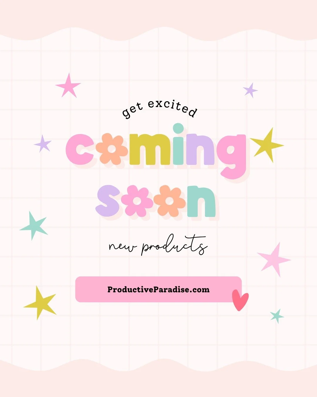 It's been years in the making but next week I am finally launching my brand new Digital Product Shop, Productive Paradise!​

This shop will include new and updated digital products to help you get organized in your life and business.

Scroll to see t