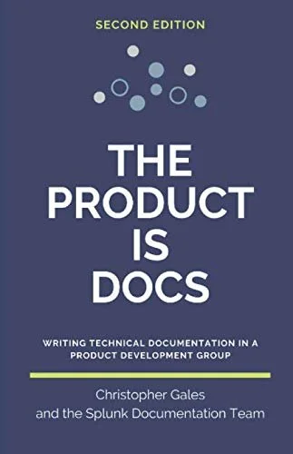 plain cover of The Product Is Docs