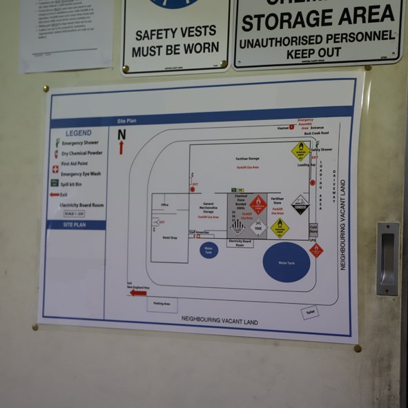 Agsafe blog: Are your evacuation diagrams correctly displayed?