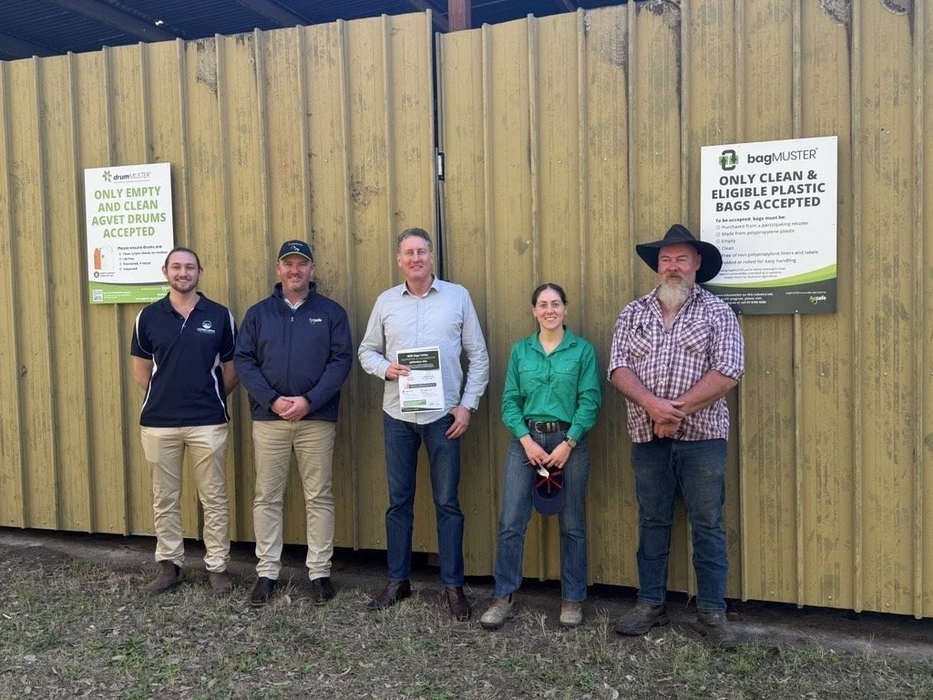 New combined drumMUSTER and bagMUSTER collection point launches in Bega
