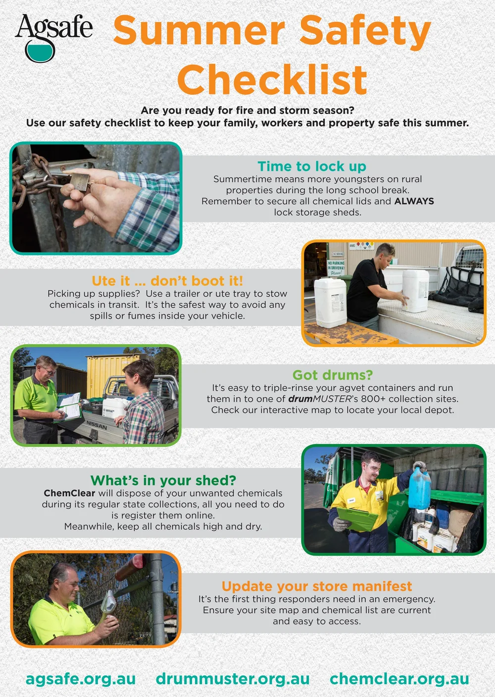 Member Services resources | Agsafe tools for safety and compliance — Agsafe