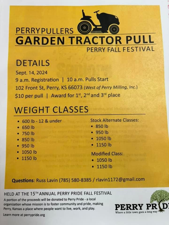 Perry Pullers Garden Tractor Pull