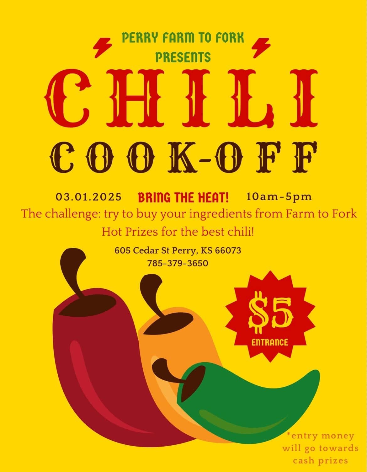 Chili Cook-Off - Perry Farm to Fork!