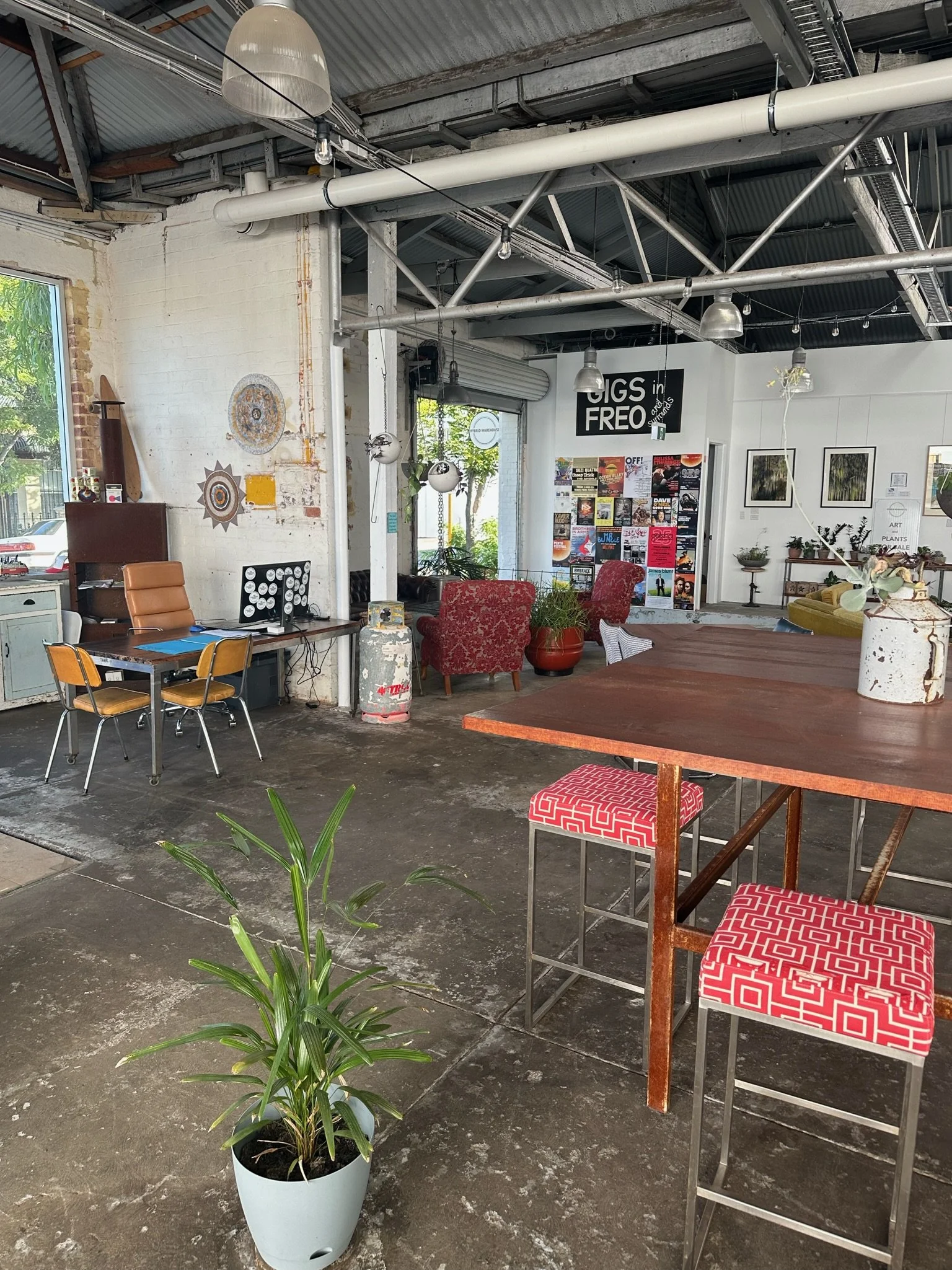 Coworking office space event venue hire fremantle