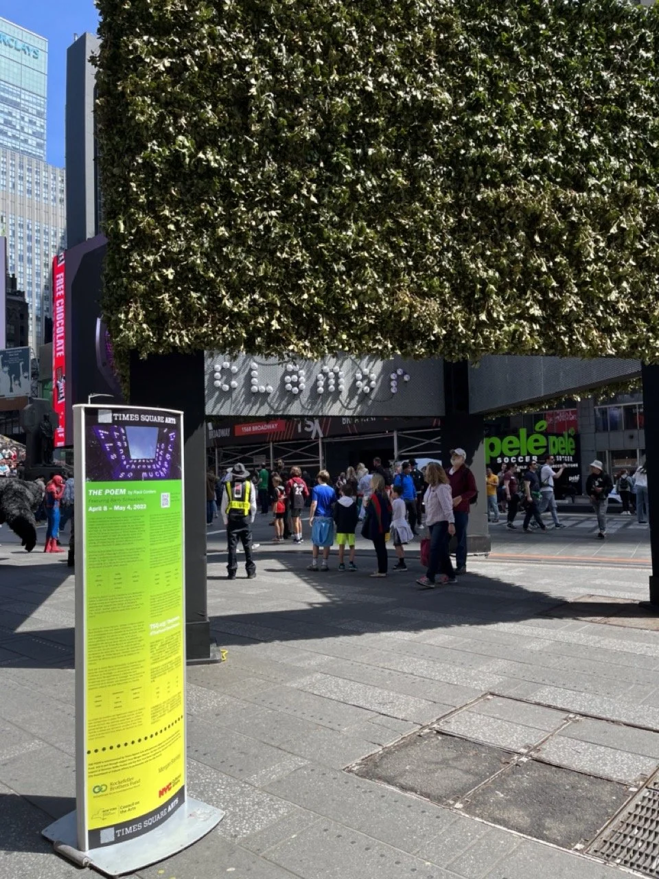 Times Square Installation Signage