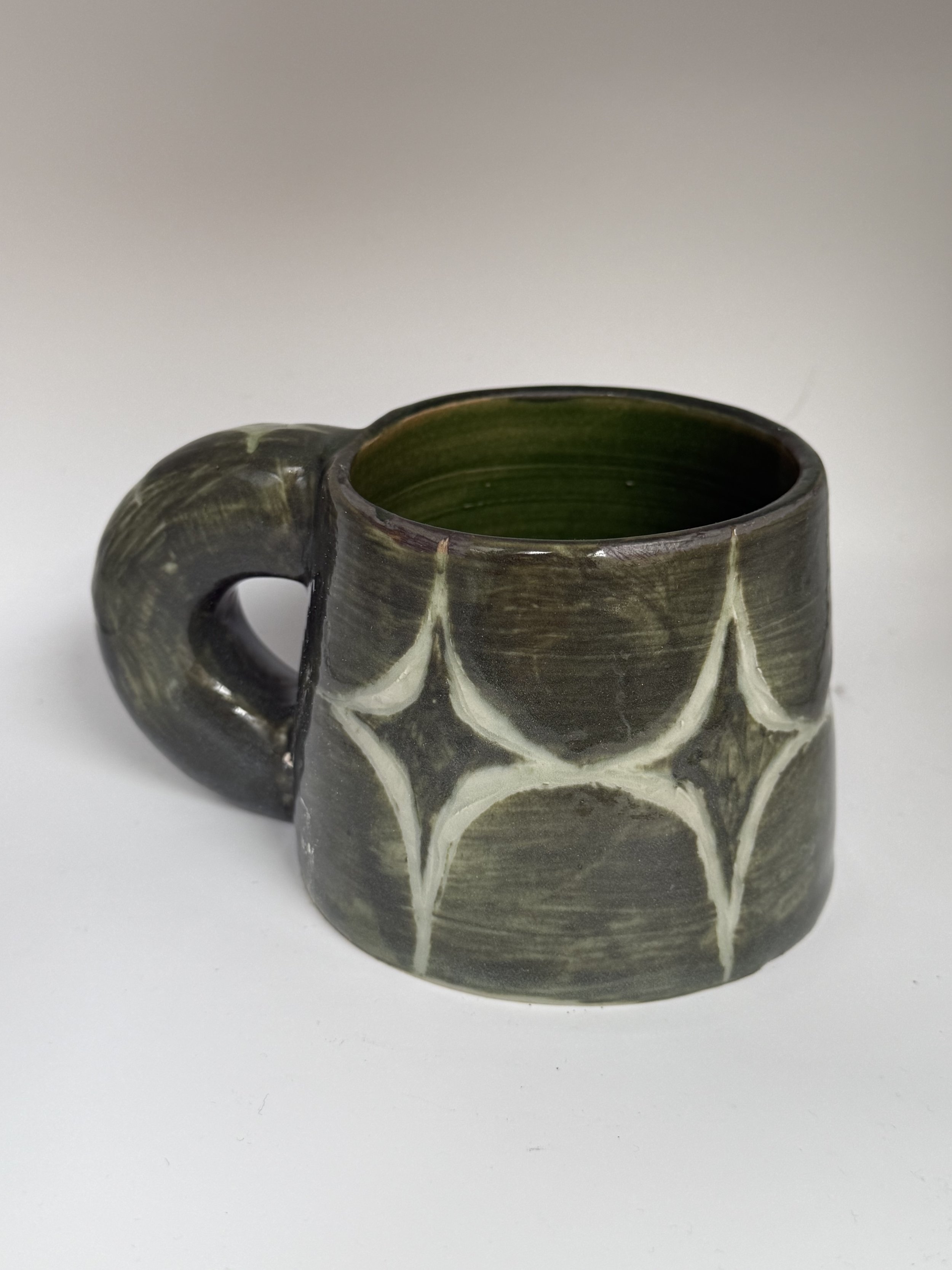 Green Star Chunky Mug