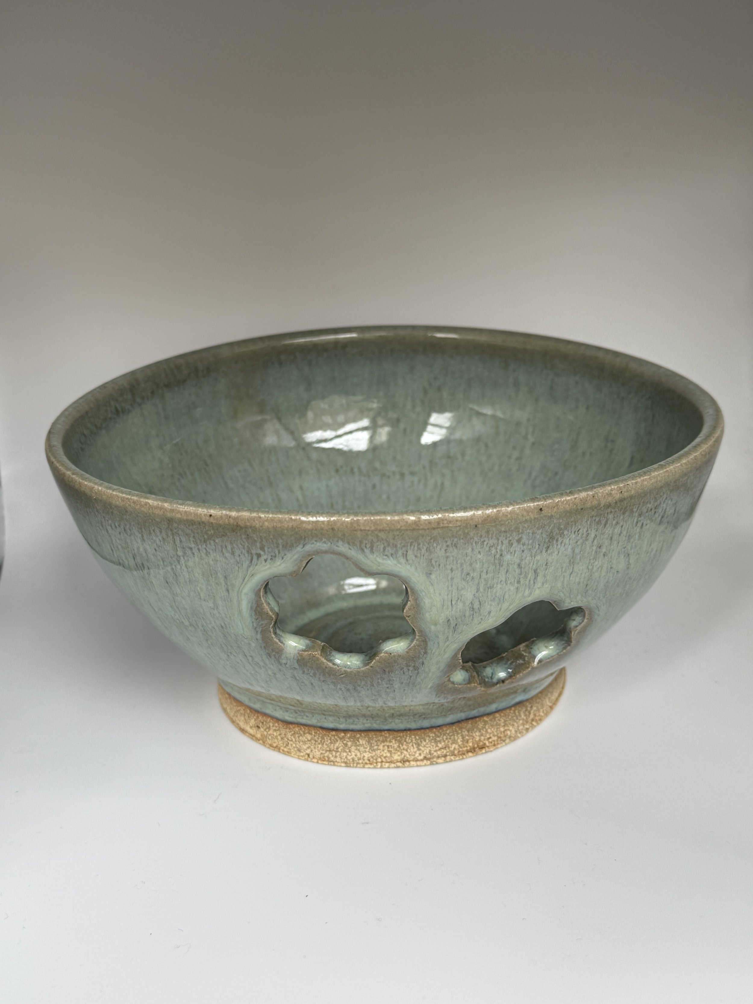 Blue Knitting Bowl