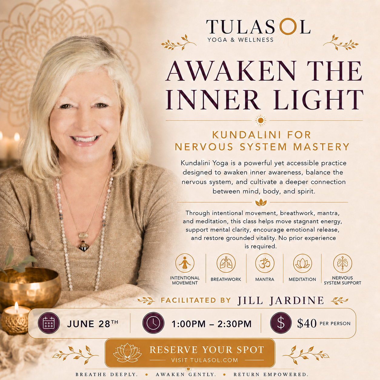 Awaken the Inner Light: Kundalini for Nervous System Mastery