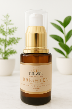 BRIGHTEN. Naturally Nourishing Light Weight Face Oil