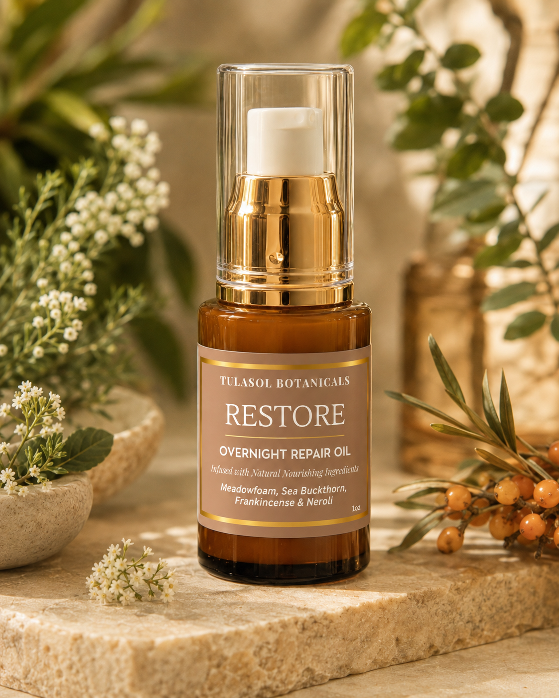 RESTORE. Naturally Nourishing Light Weight Face Oil