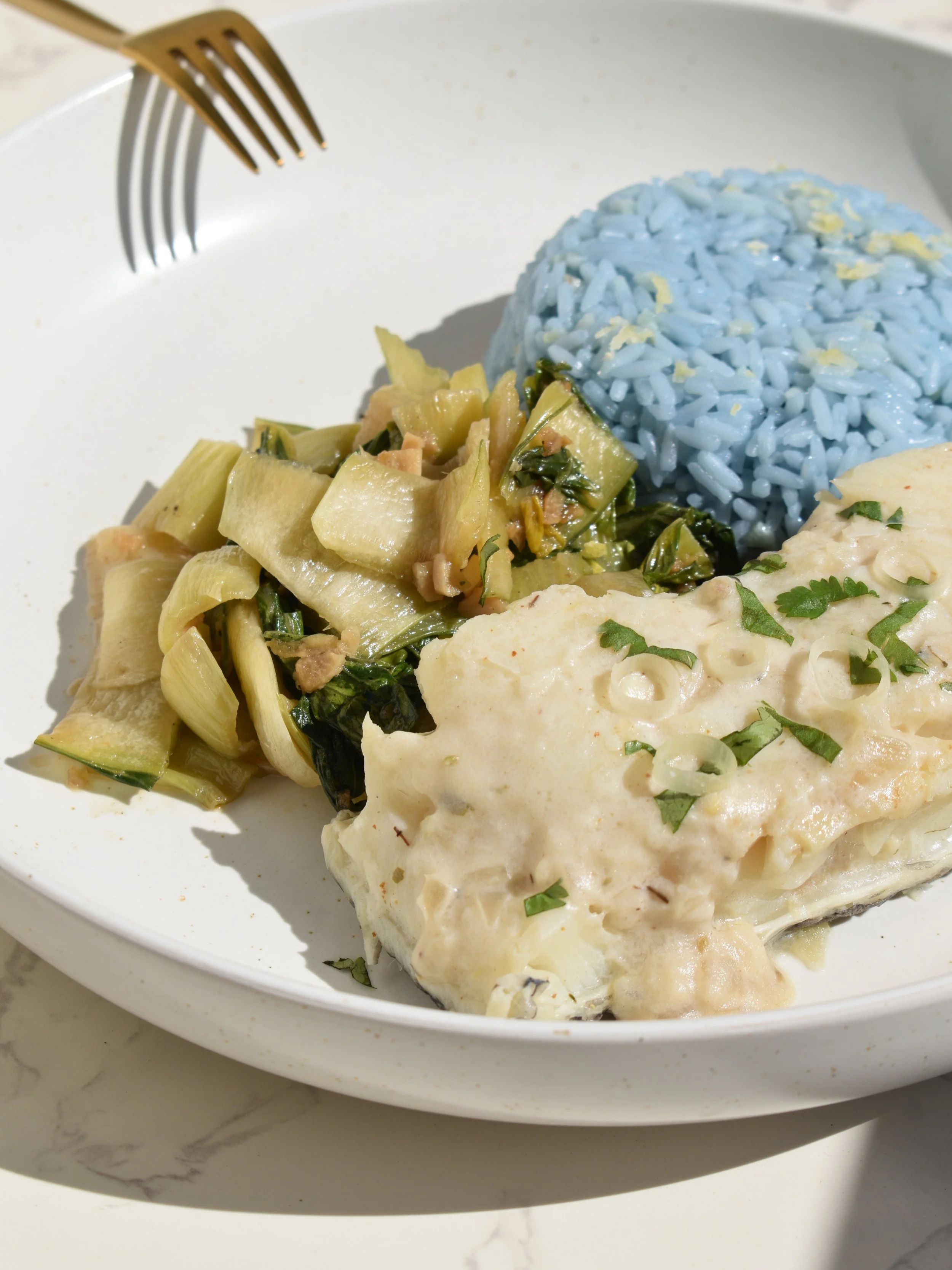 Coconut Poached Seabass