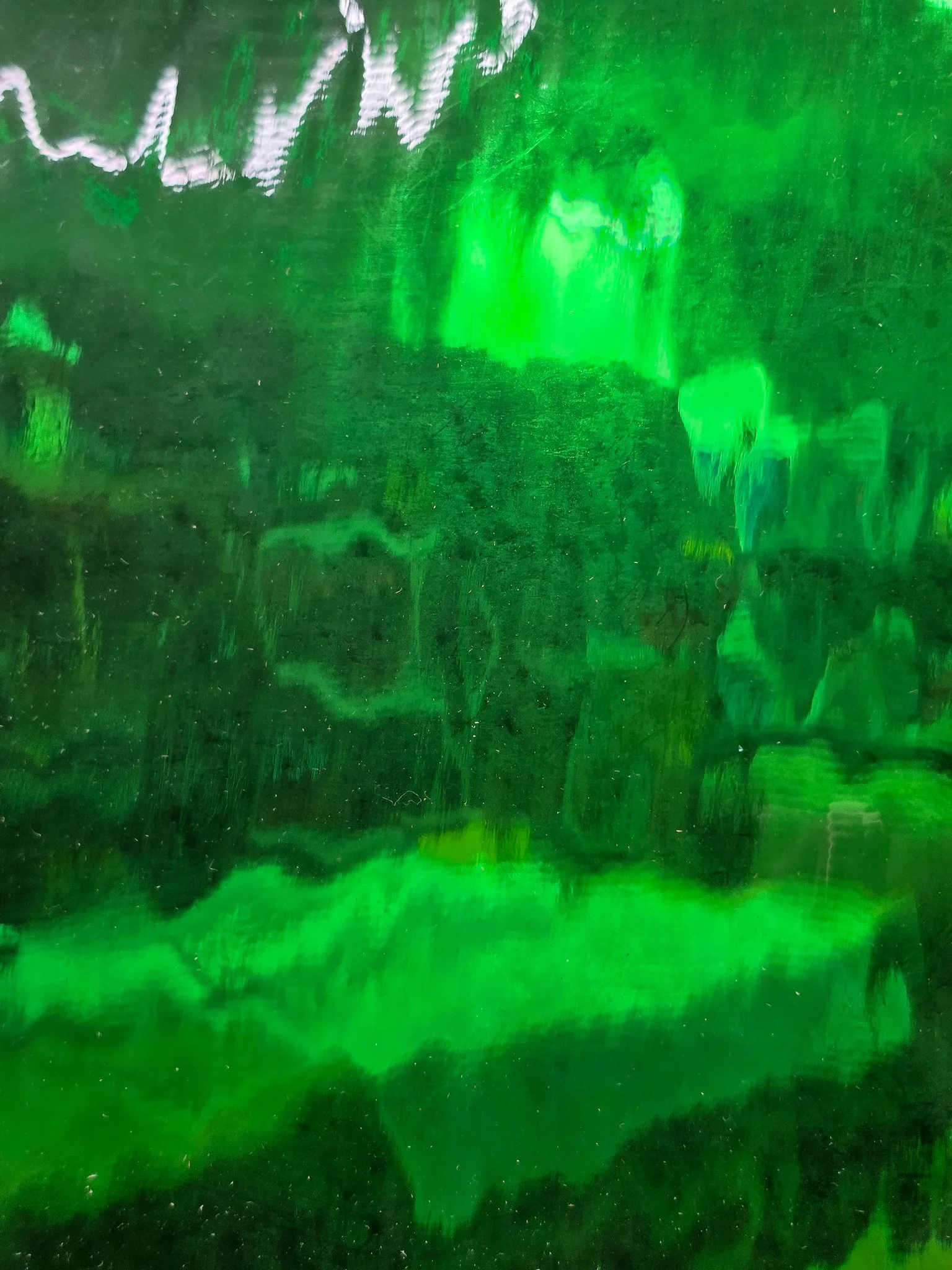 Green Transparent Waterglass