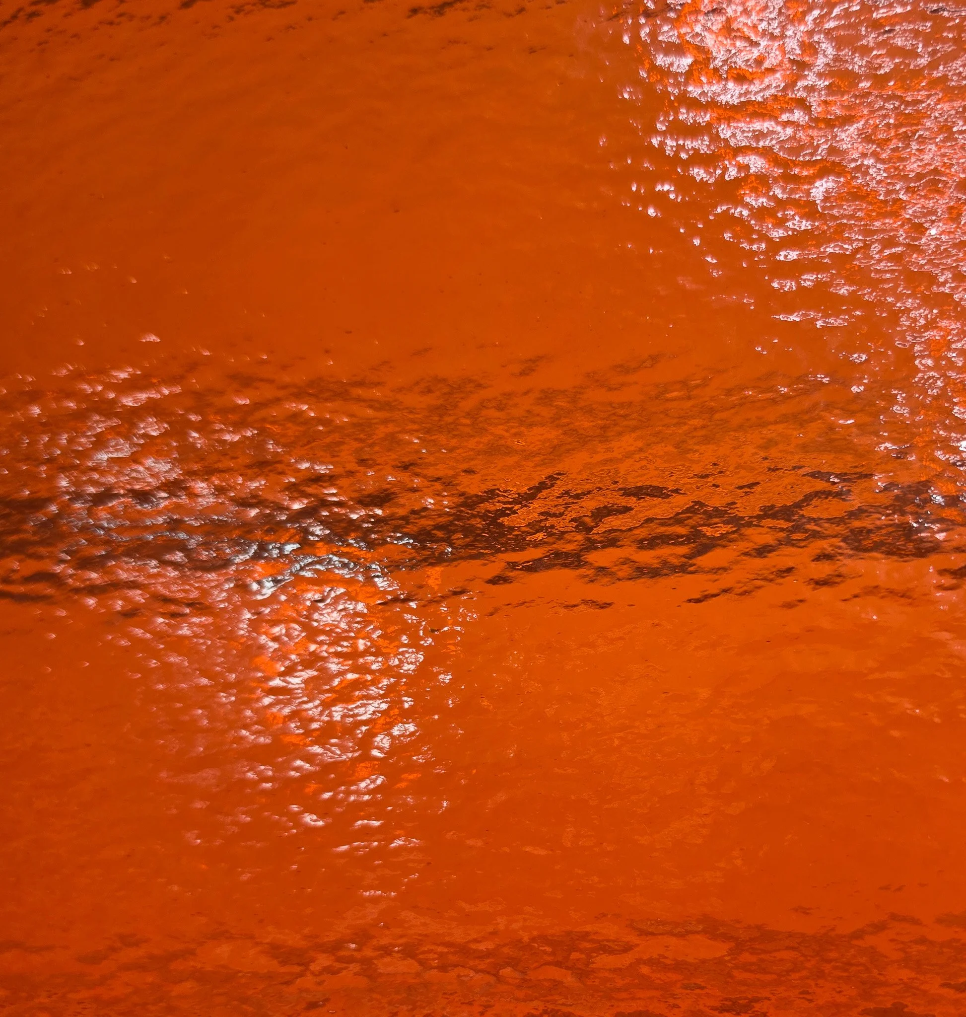 Orange Rough Rolled Transparent