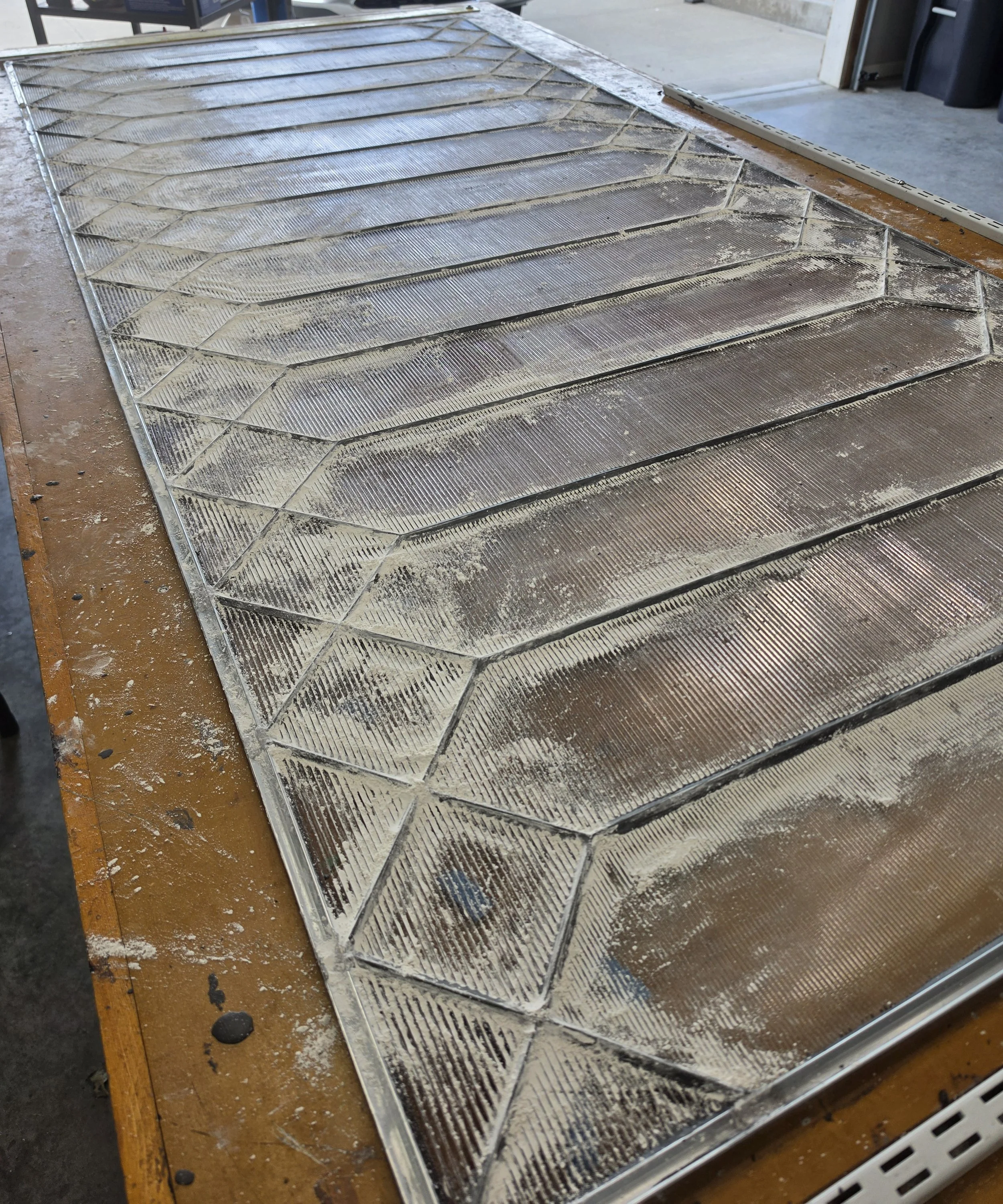 Hand picking every groove on the ripple side  a monumental task