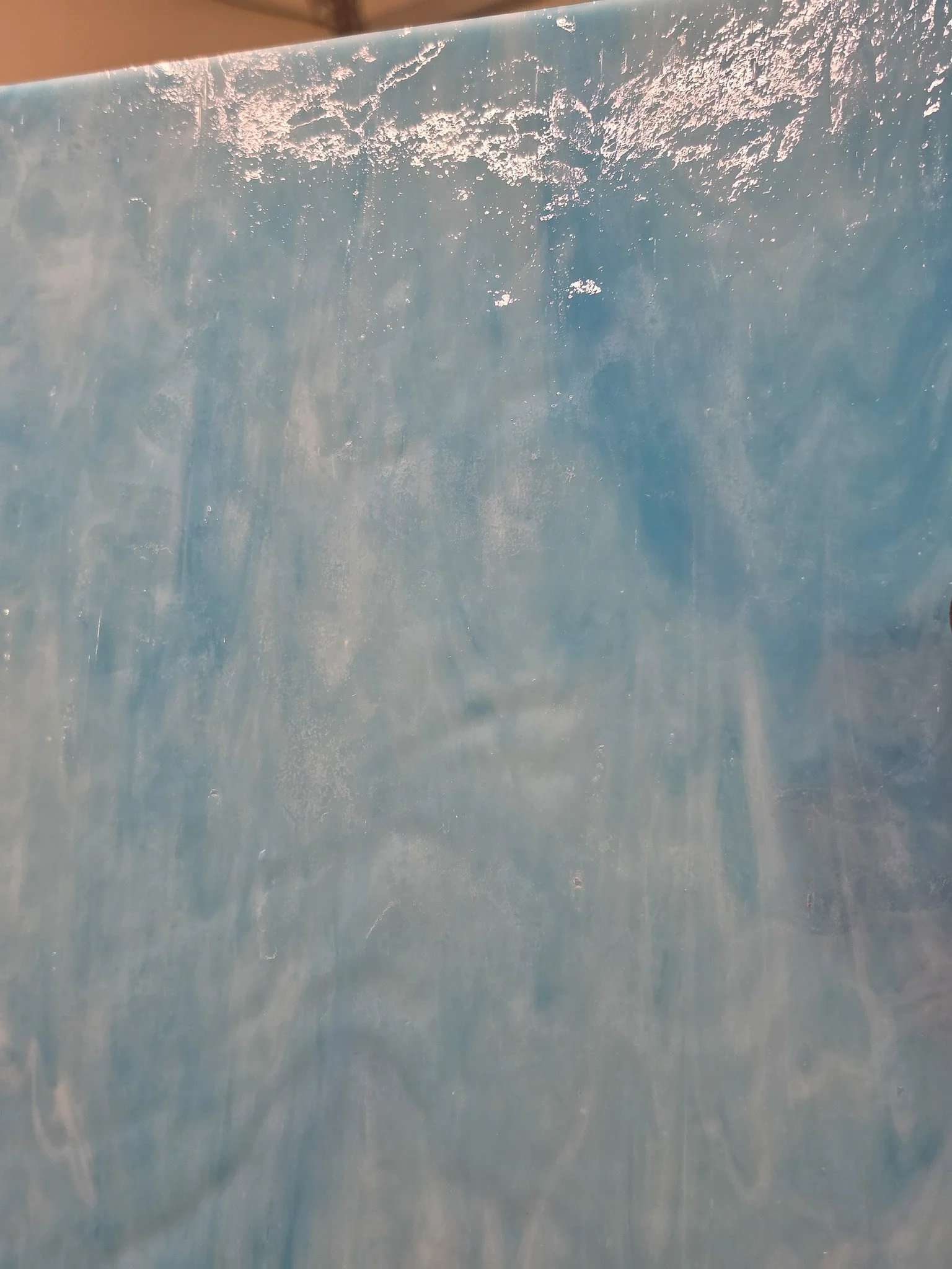 Deep Aqua Wispy Opal