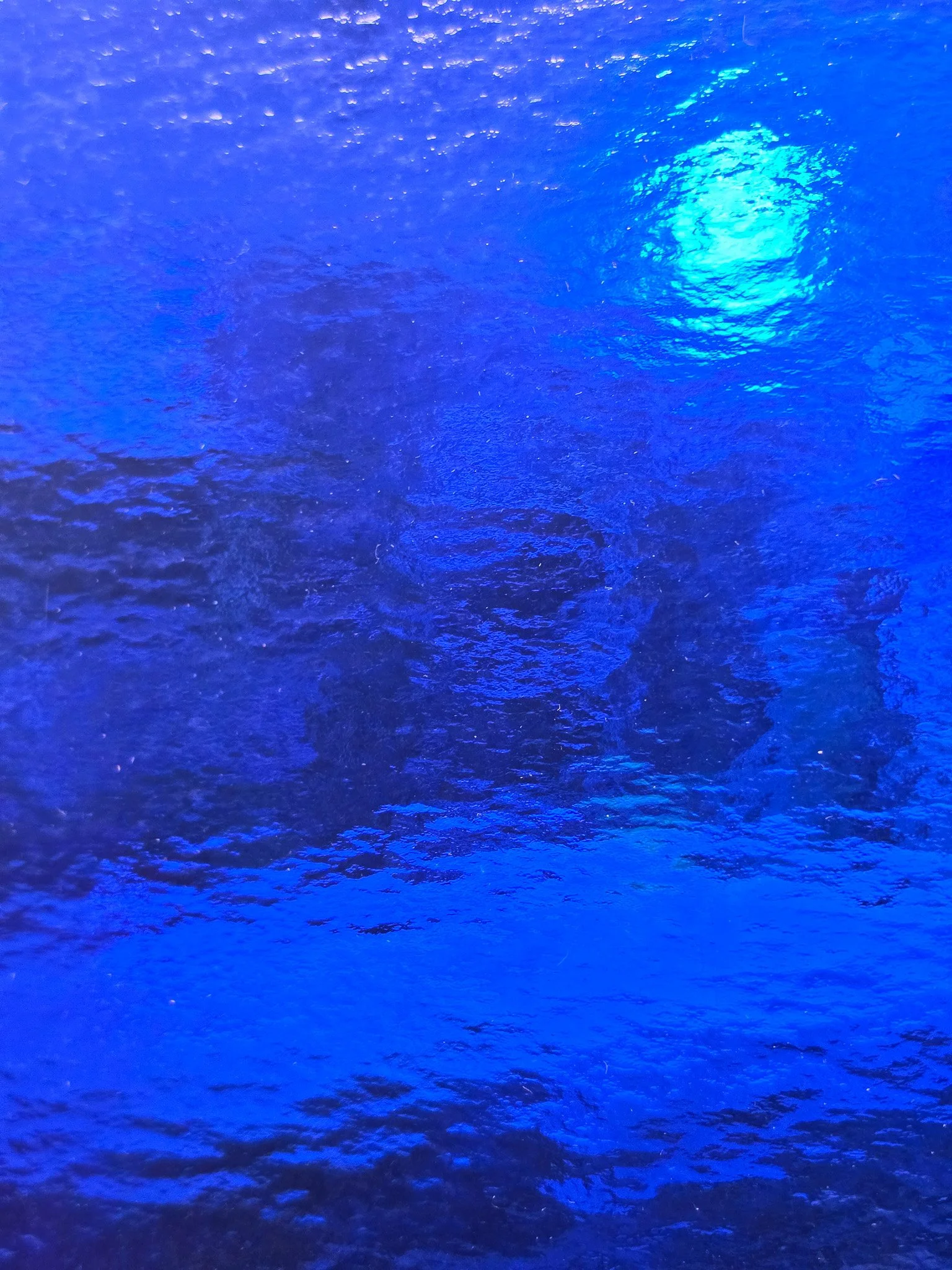 Dark Blue Rough Rolled Transparent