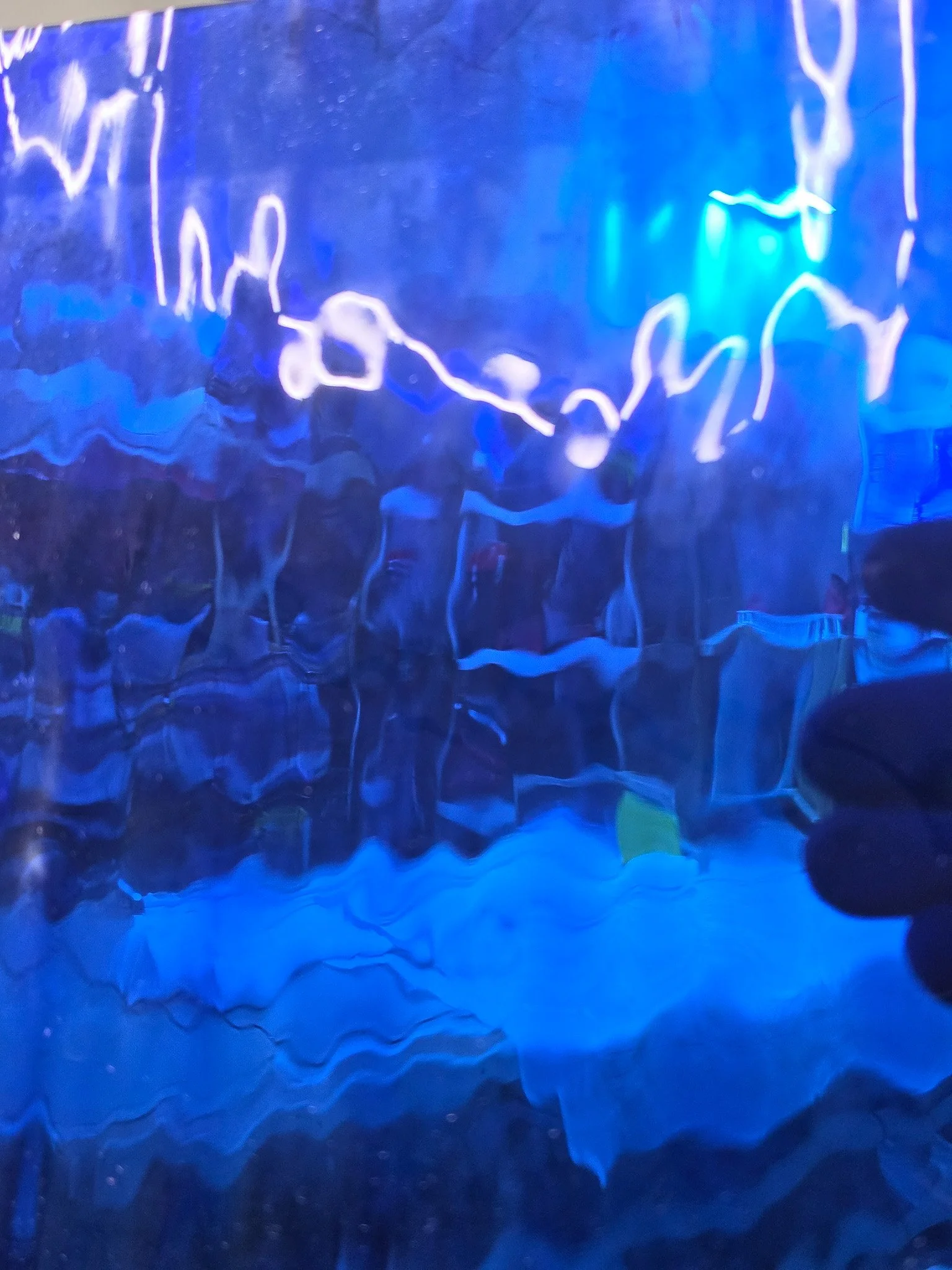 Dark Blue Waterglass Transparent