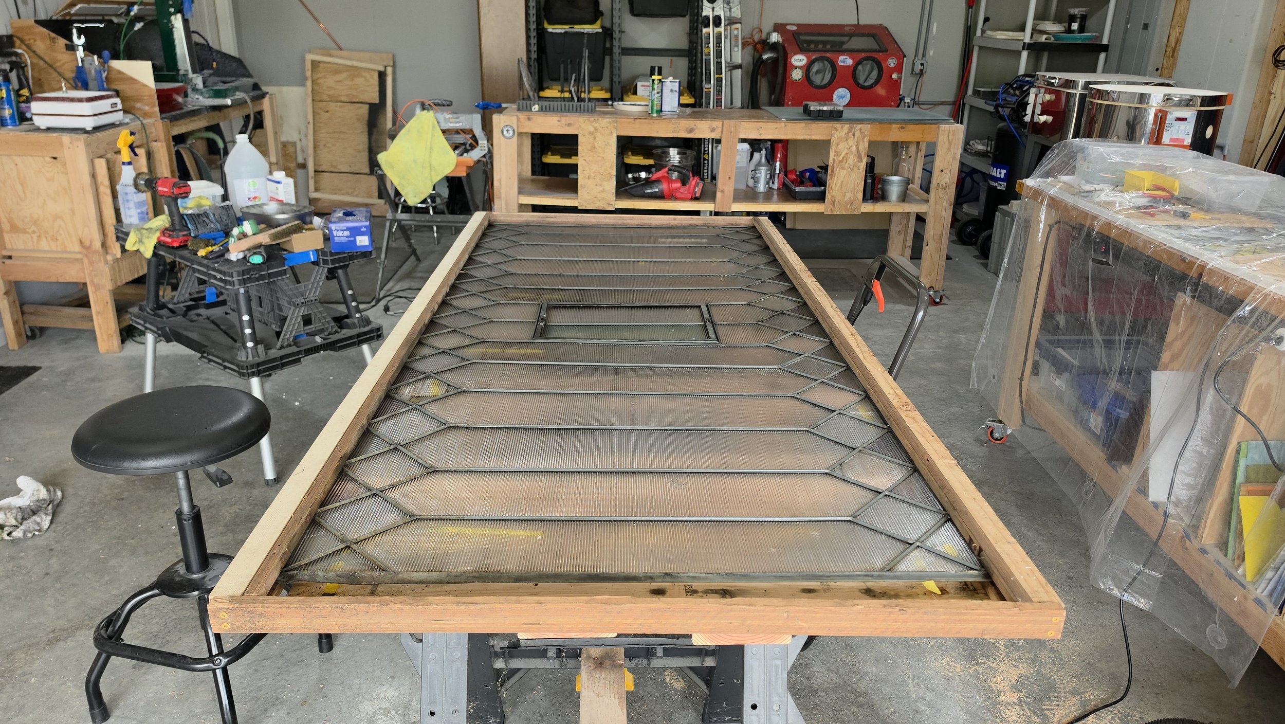 Finished panel 