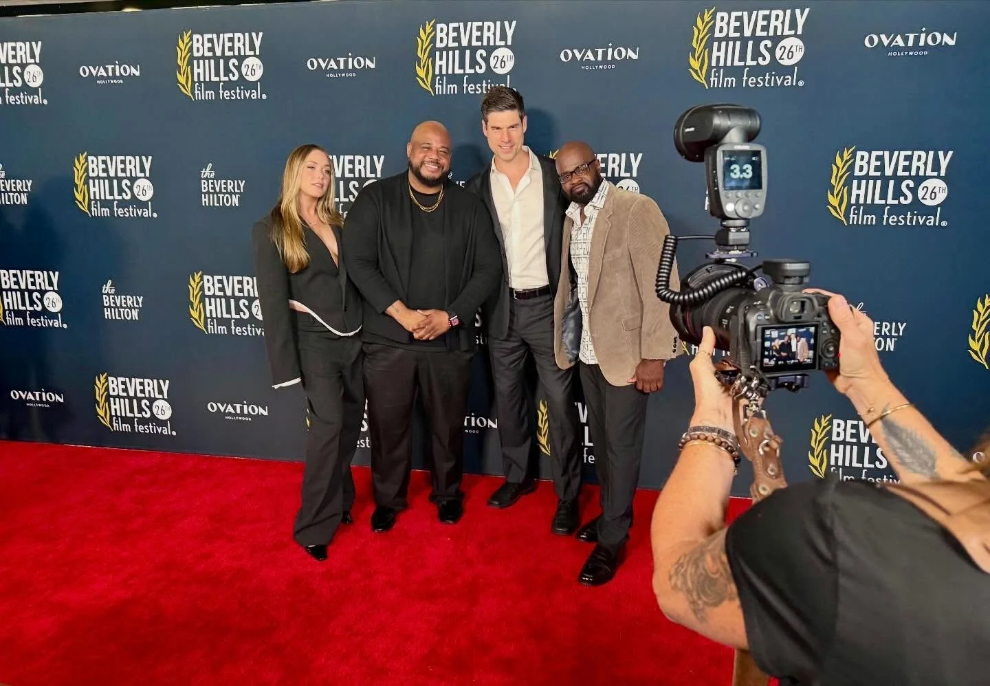 The Beverly Hills Film Festival (2026) with lead actress (Mariana Vicente), Writer/Director/Producer (Kors Vandiver) & Lead Actor/Producer (Josh Murray)