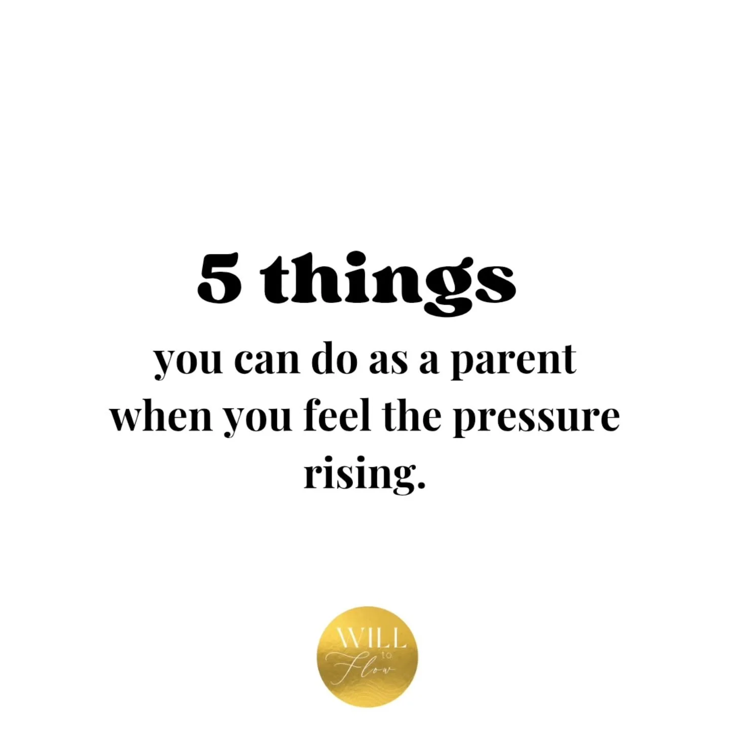 We all know the moment.

We are calm, then something shifts. 

Perhaps it's a tantrum. Or ears that won't listen. 
The mess. The dishes. The laundry. 

It is a lot. 

But its not just what's happening in the present moment that creates the shift - be