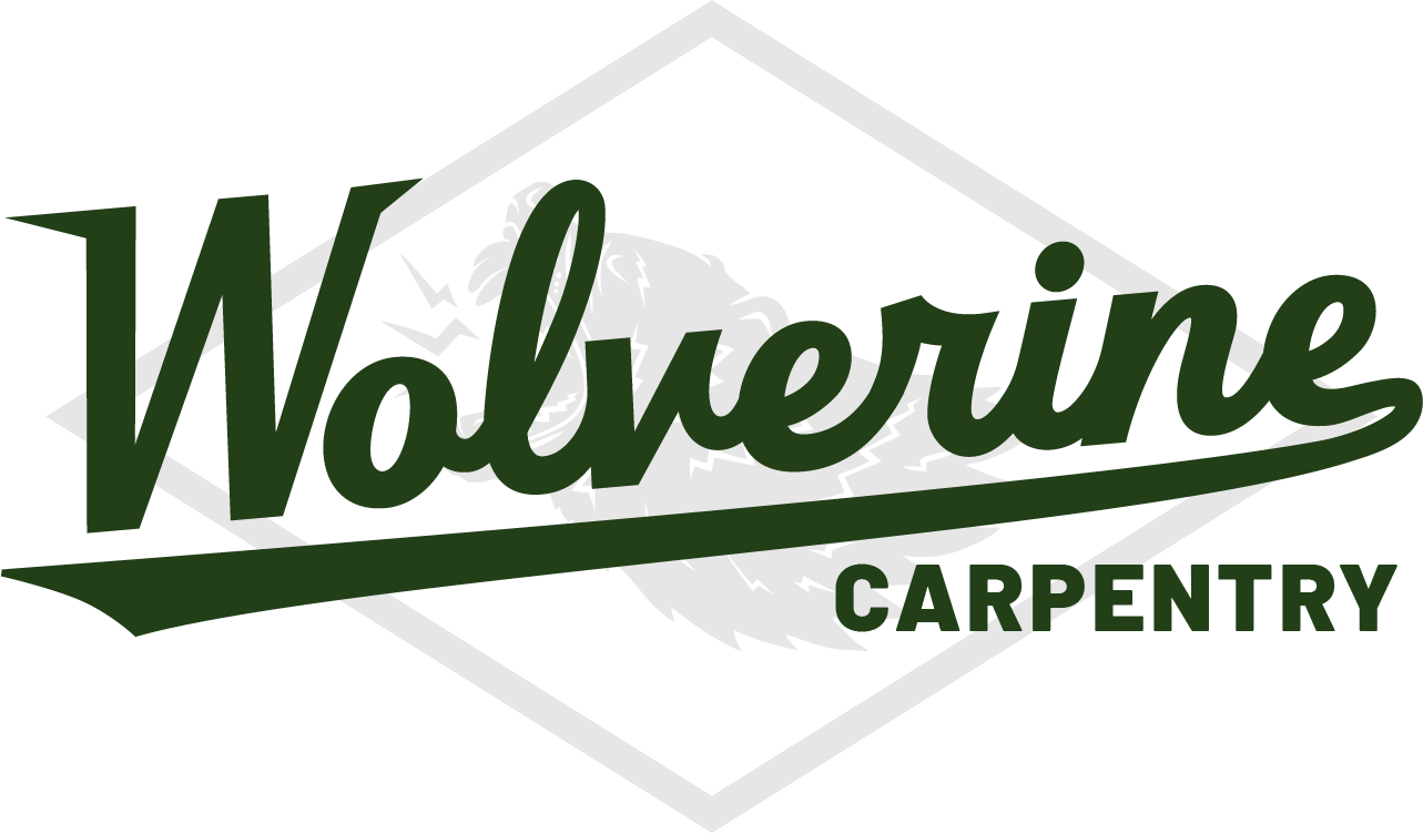 Vancouver Island brand identity design and logo design for carpentry company.