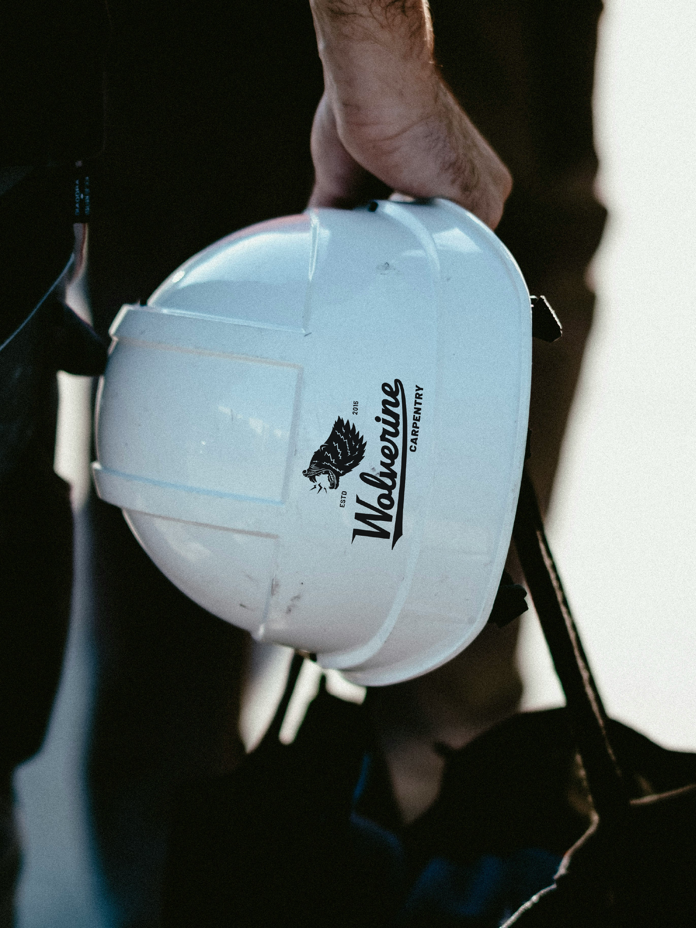 Vancouver Island brand strategy, brand identity and logo design for carpentry company.