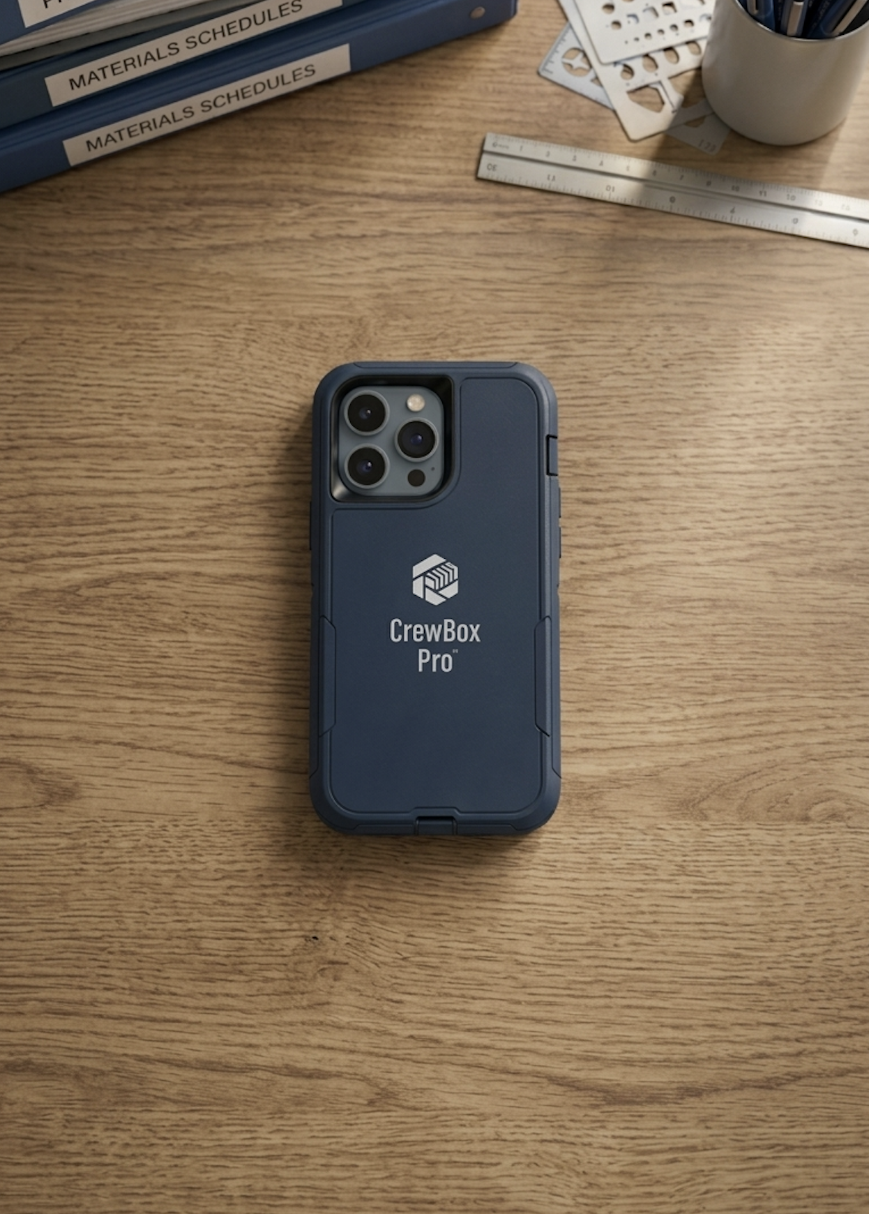 Brand identity for Canadian contractor SaaS app. Visual identity and logo design for merch, print, web and app design.