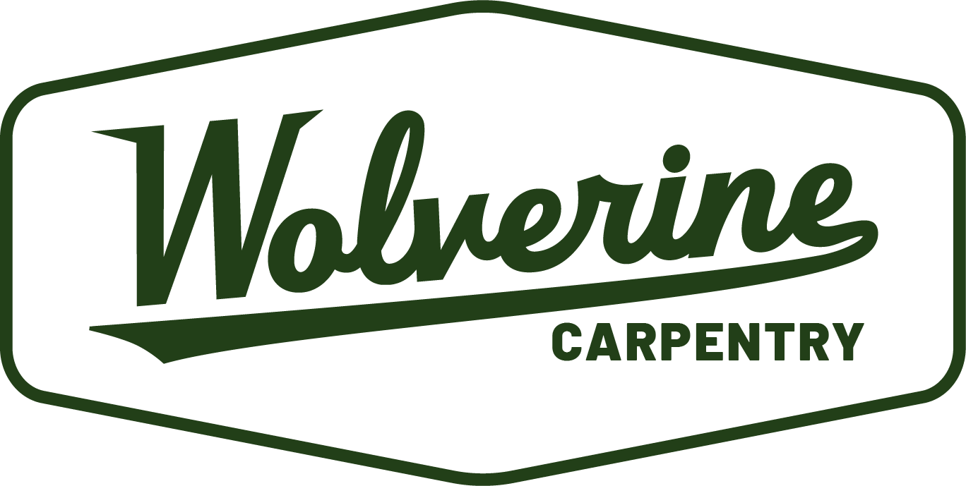 Vancouver Island brand identity design and logo design for carpentry company.