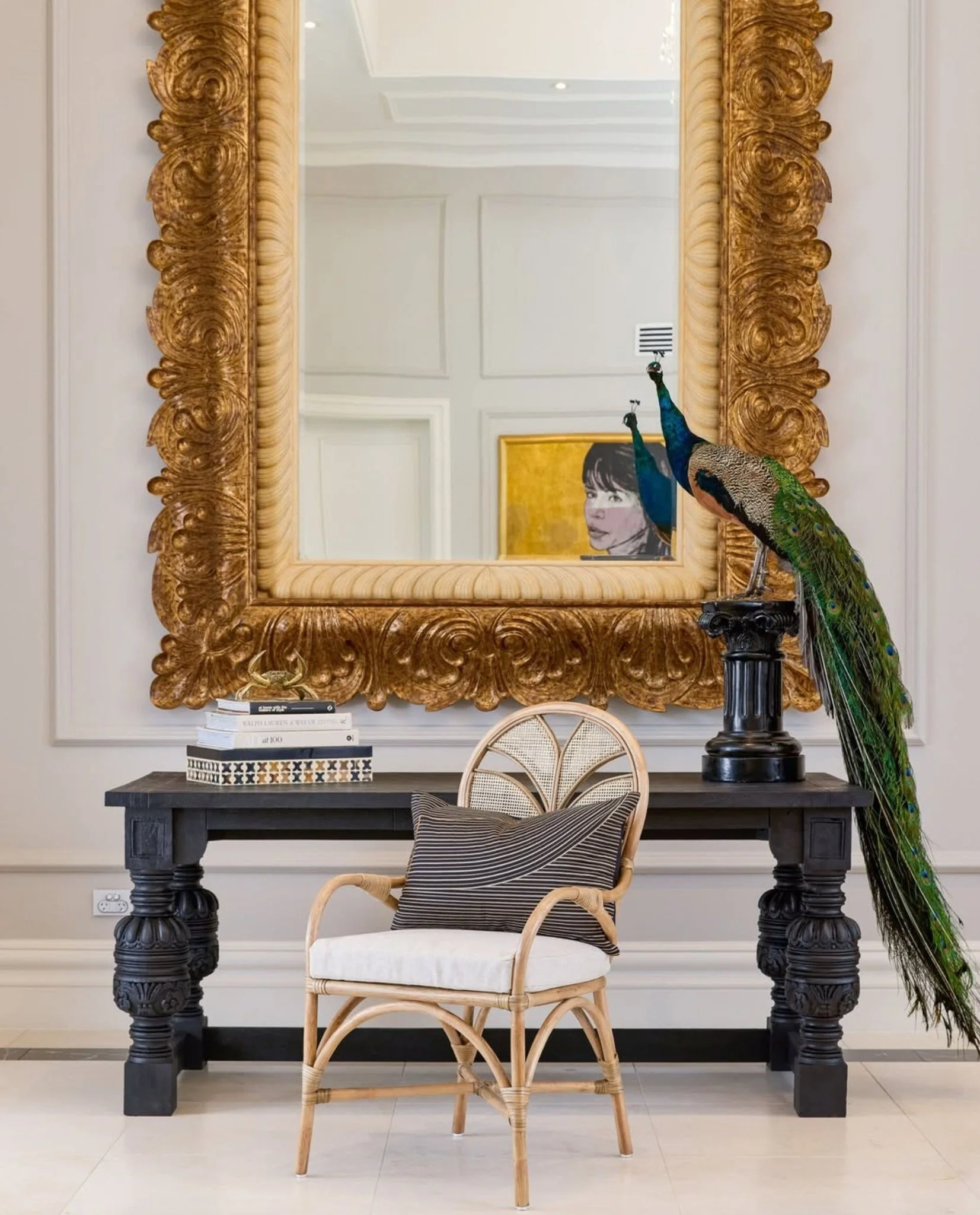 Your dream office starts here. ✨

The Casablanca Desk, crafted from solid old-growth mango in our signature Black finish, sets the tone for timeless style and everyday function. Paired with the Key Largo Carver Chair  its handwoven mesh and graceful 