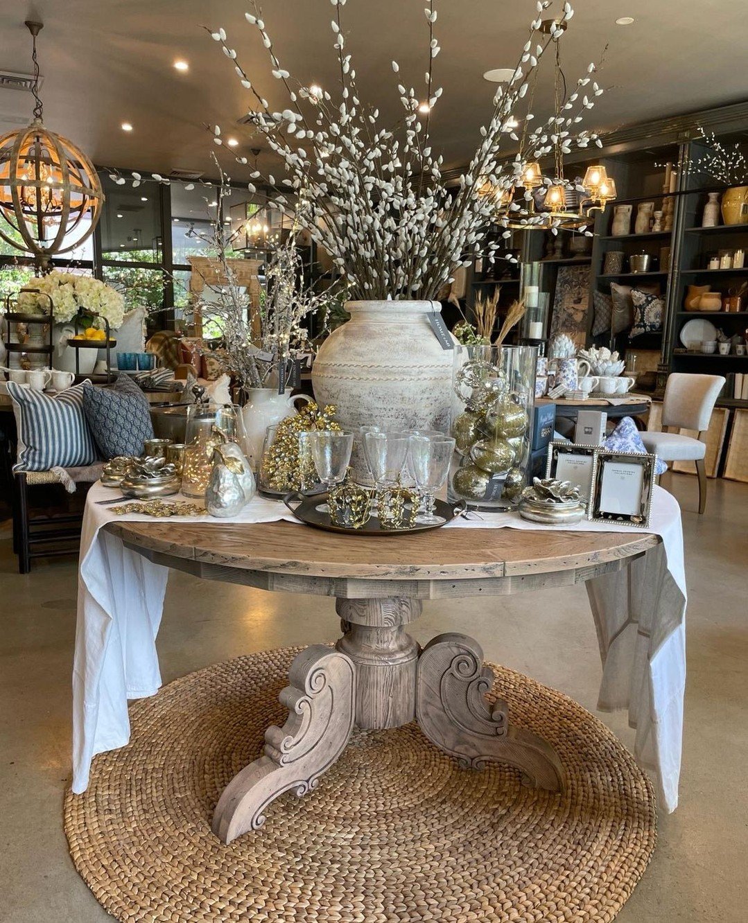 It&rsquo;s wonderful to see Wisteria&rsquo;s Caribbean Dining Table in Natural on display at @home_by_mb in Gordon, NSW ✨⁠
⁠
A beautifully crafted piece, perfectly showcased in store and inspiring for any interior setting. 🤍⁠
⁠
Enquire at www.design