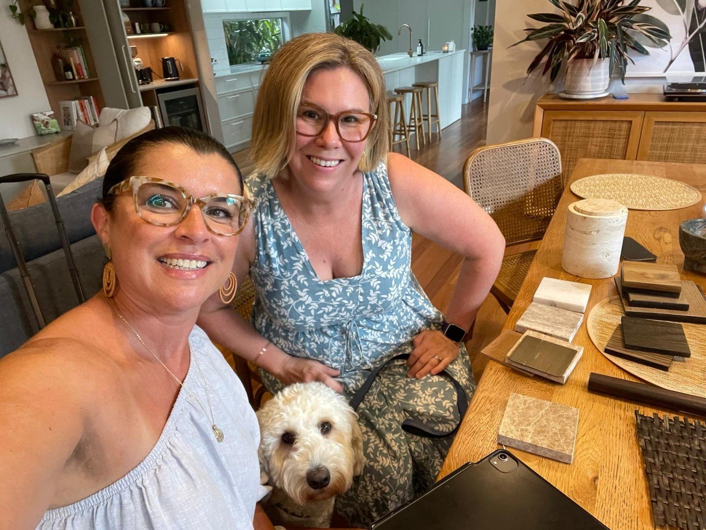 A great day visiting Lauren and Freddie at @laurenkeenaninteriors ✨⁠
⁠
Our NSW Sales Consultant Maree popped in for a visit to present our latest collections and talk all things new season. ⁠
⁠
Enquire at www.designtrove.com.au to book an appointment