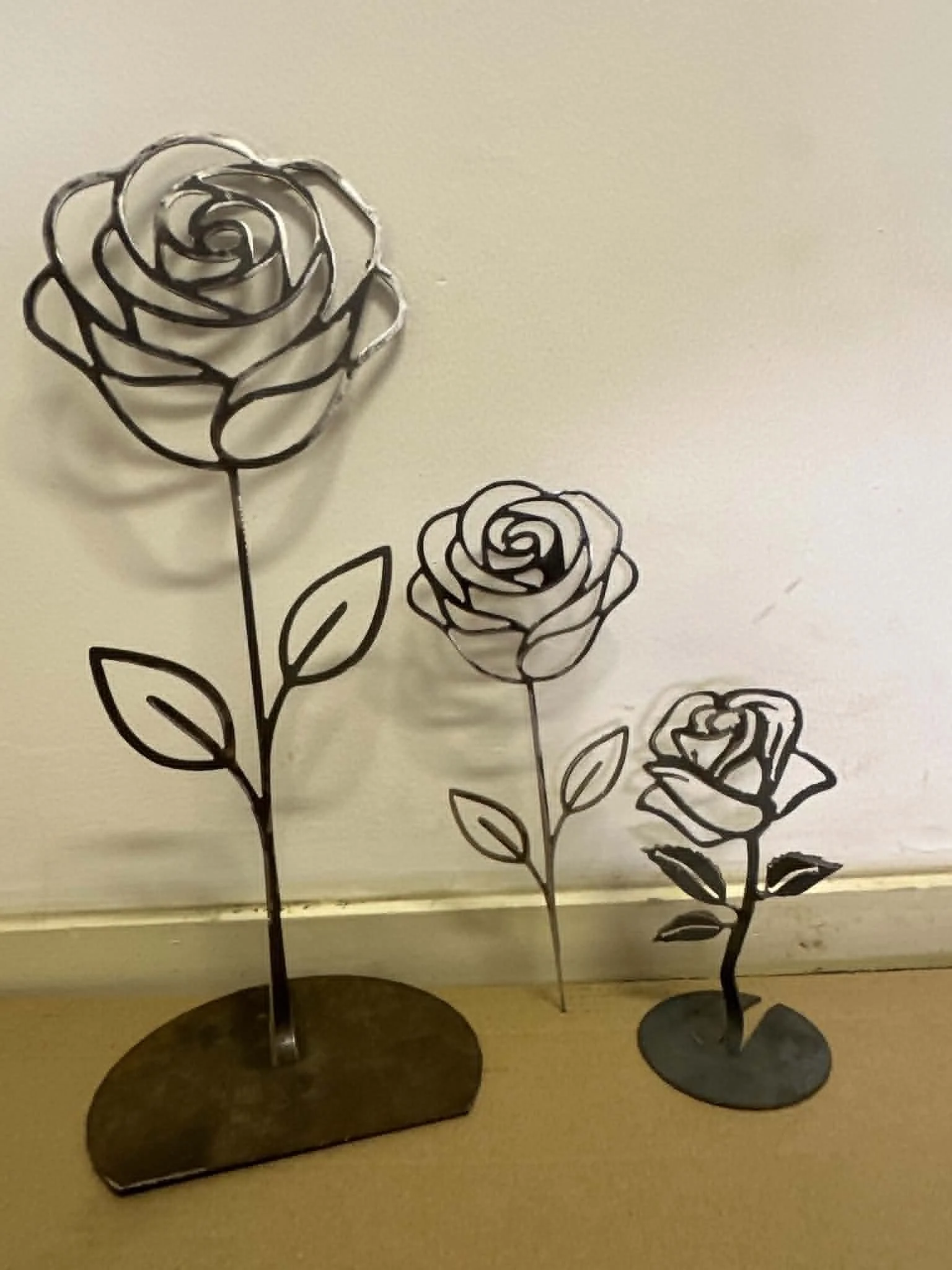 1.5-2mm Steel Standing Flowers