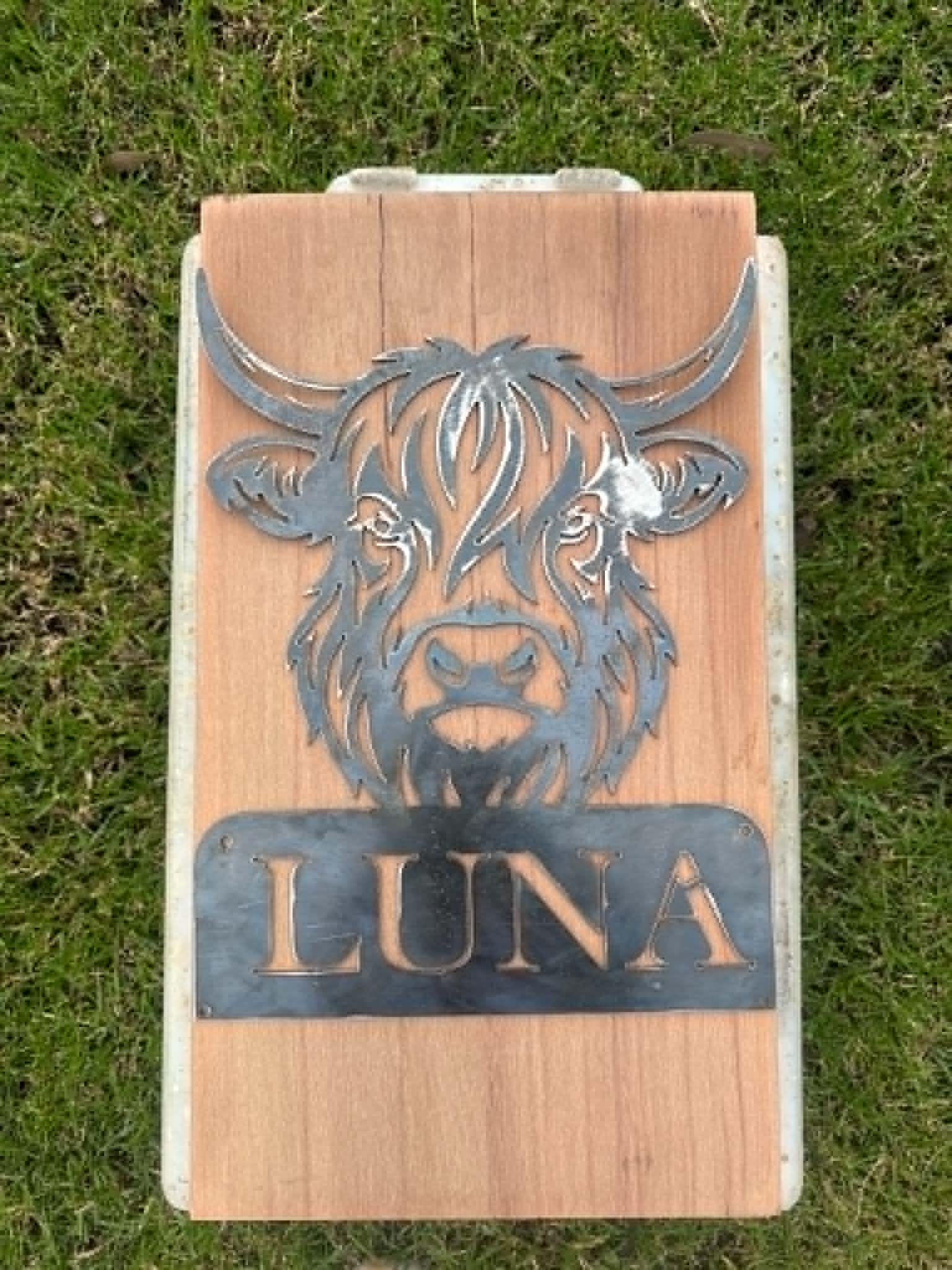 Personalised Farm Animal Plaque