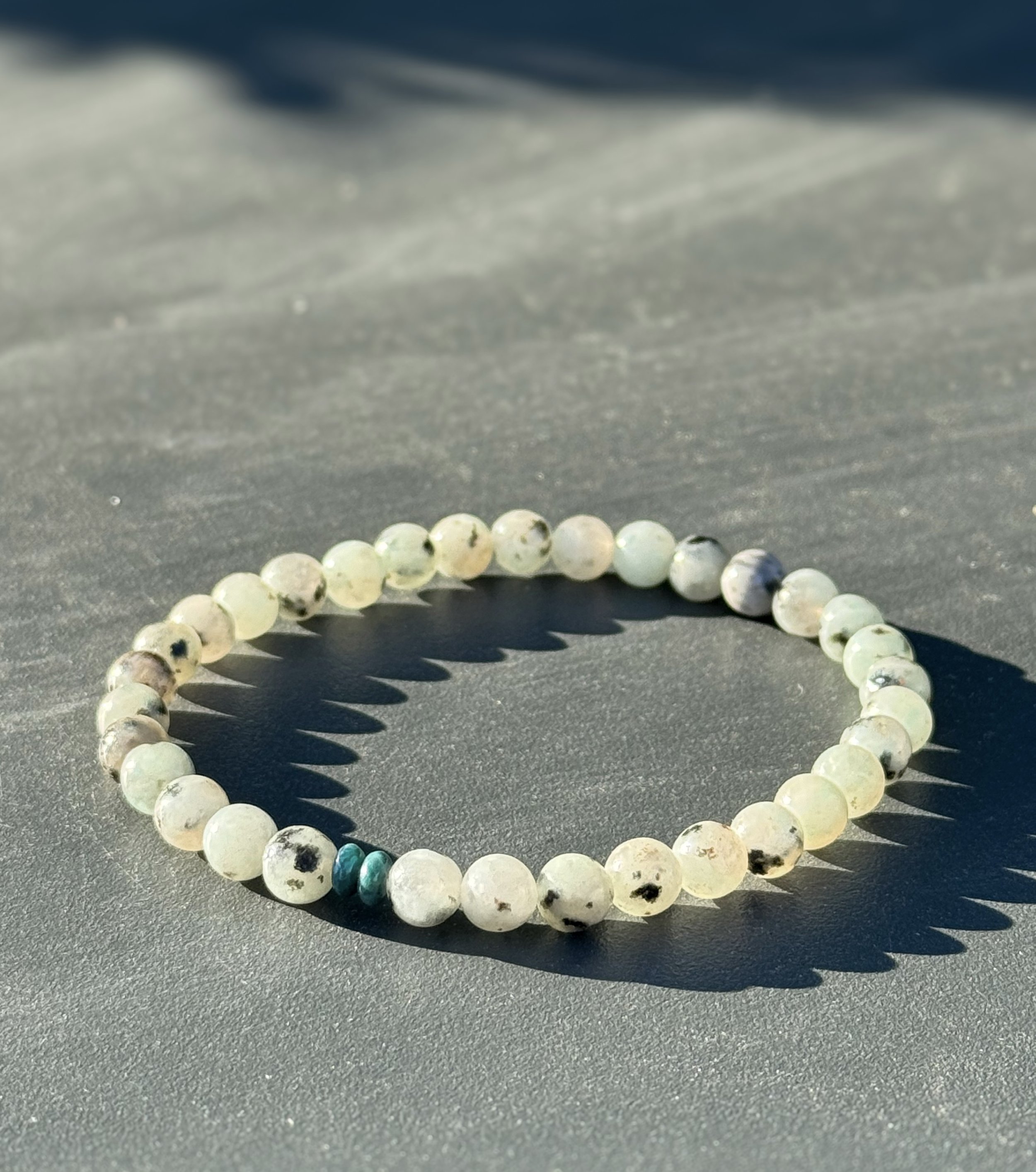 Kiwi Jasper - 33 Bead Tasbih Bracelet