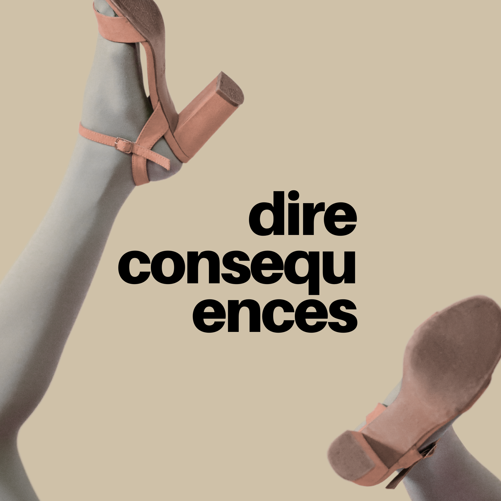 Dire Consequences album cover from JARED MK. A Portland-based singer, songwriter and producer.