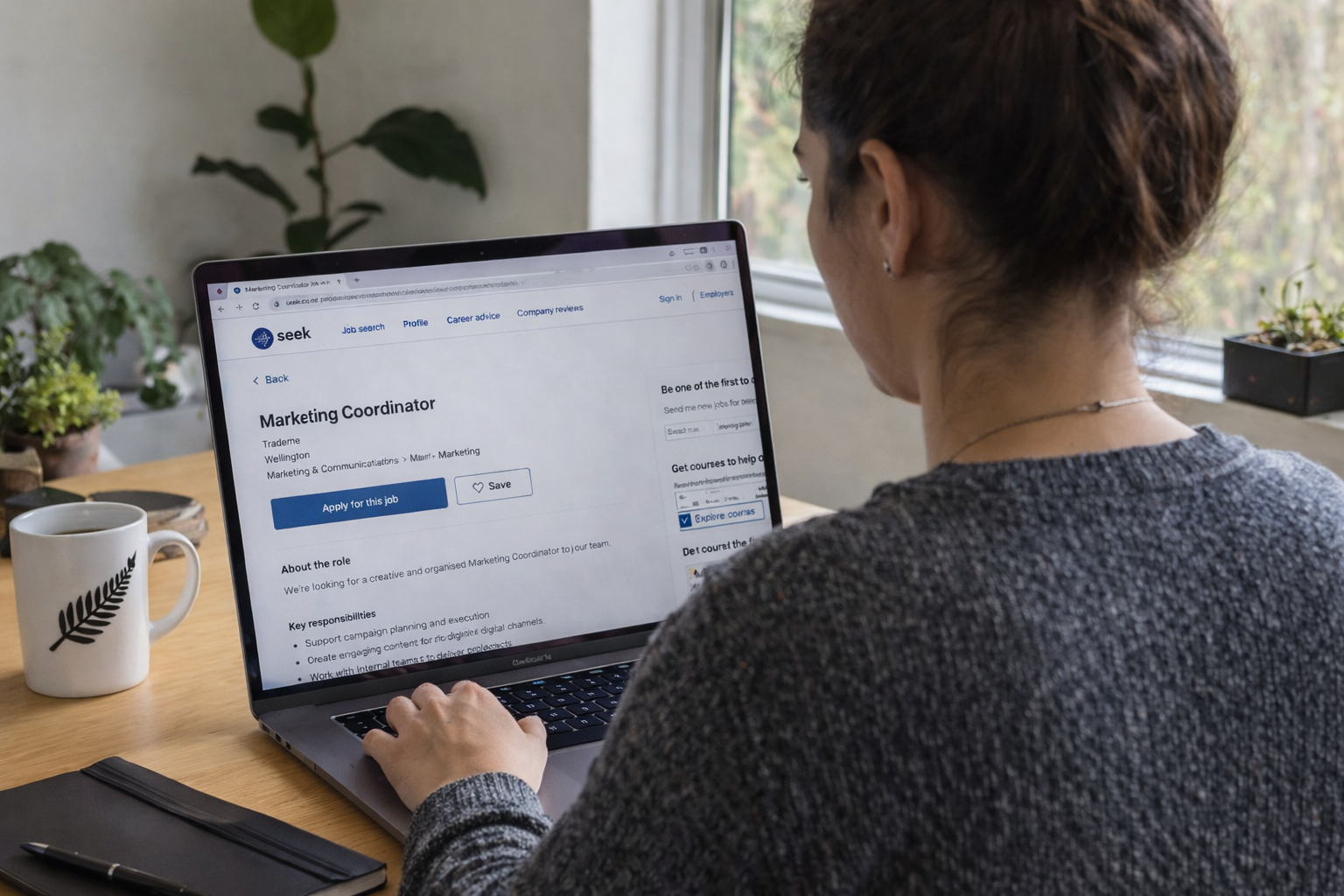 Your Job Search is like going out for dinner