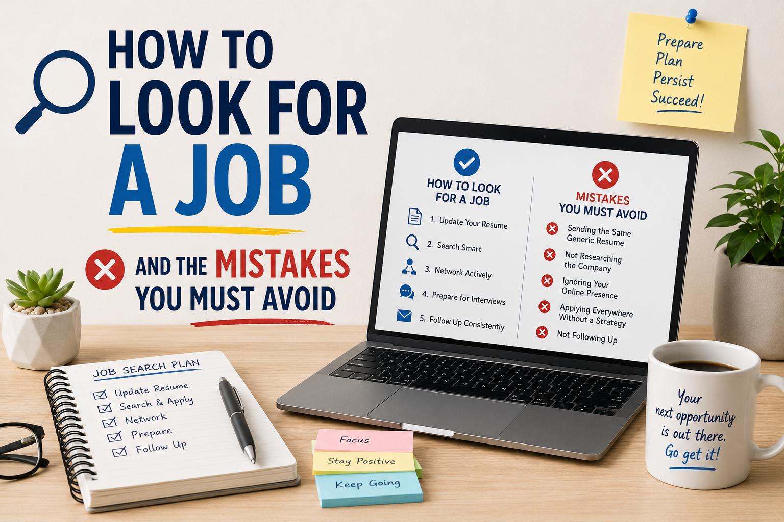 How to Look for a Job — and the Mistakes You Must Avoid