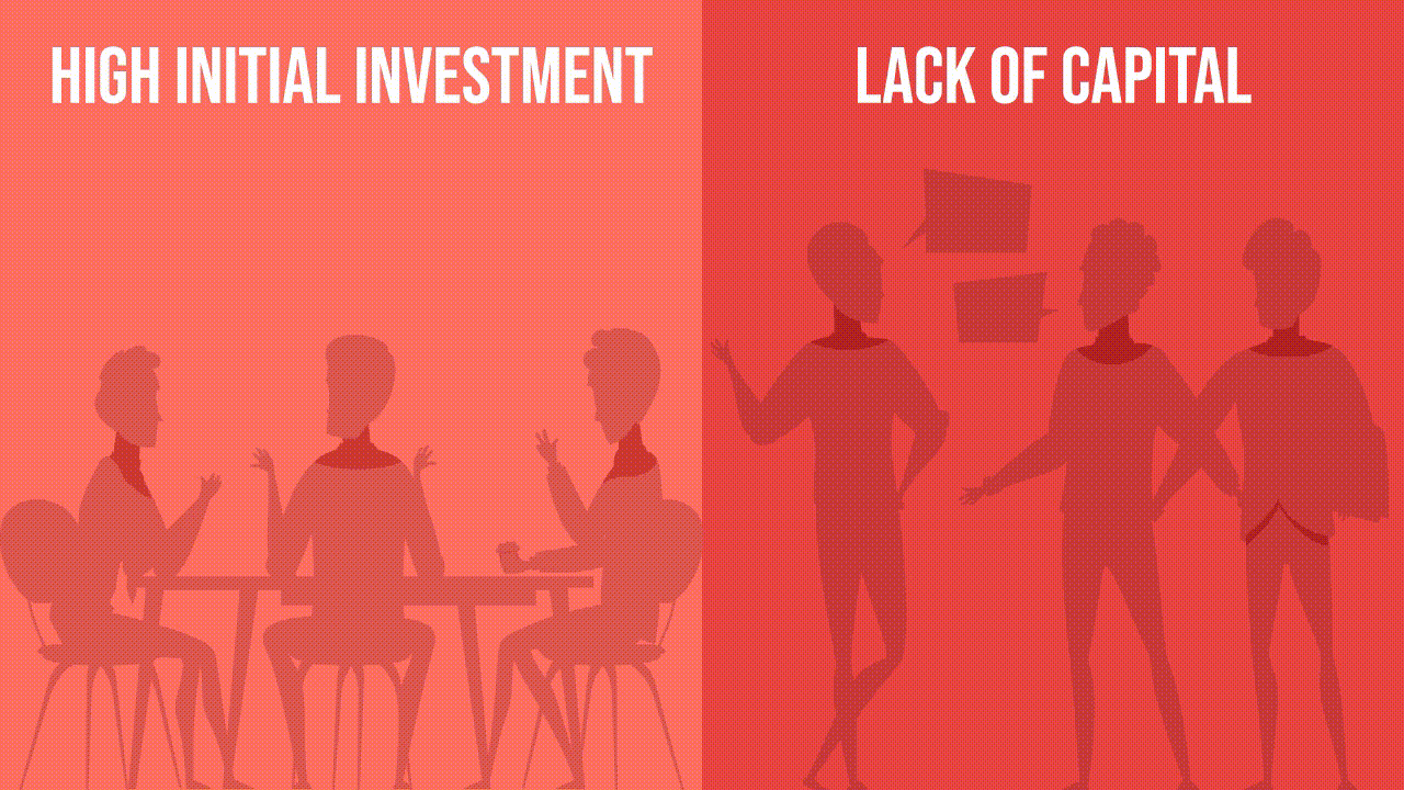 High Initial Invest vs Lack Of Capital