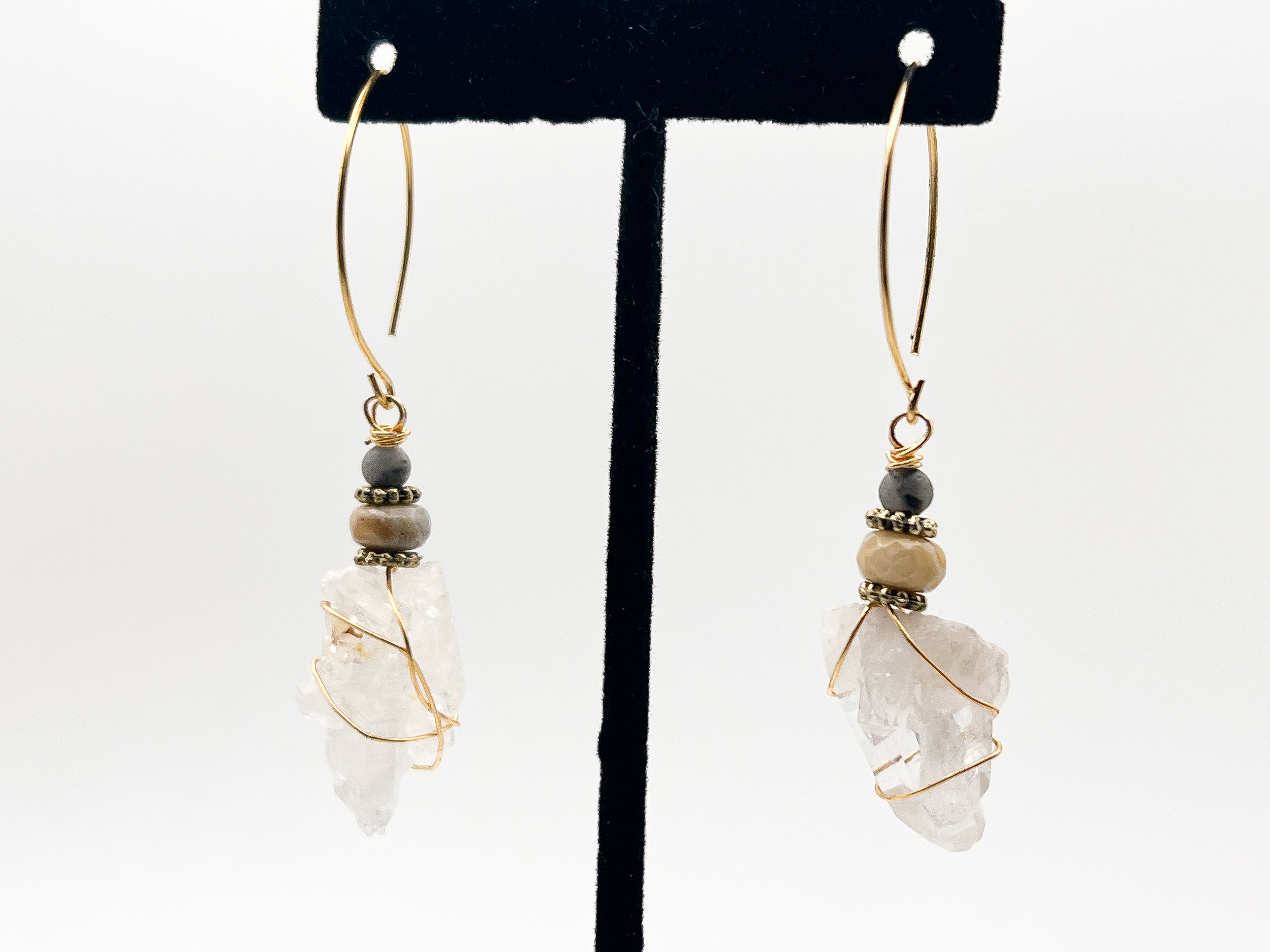 Birdley Studio quartz gold tone marquis agate labradorite.jpeg