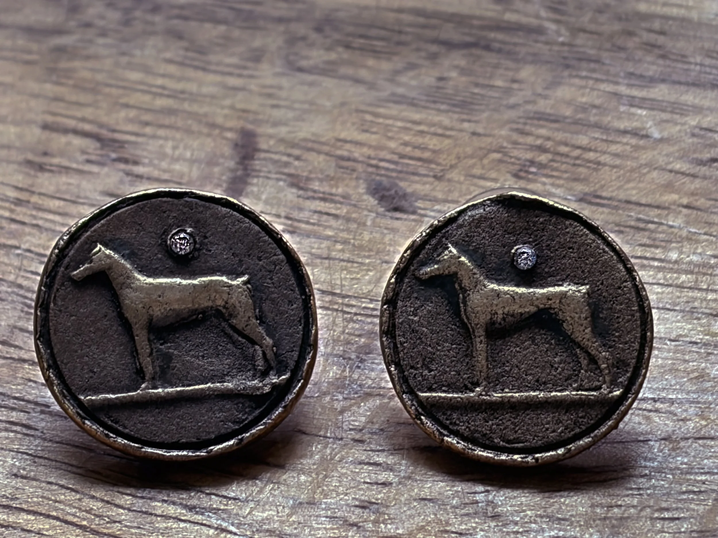 best-in-show-dog-stud-earrings-bronze-gemstone-standing-birdley-studio.jpg