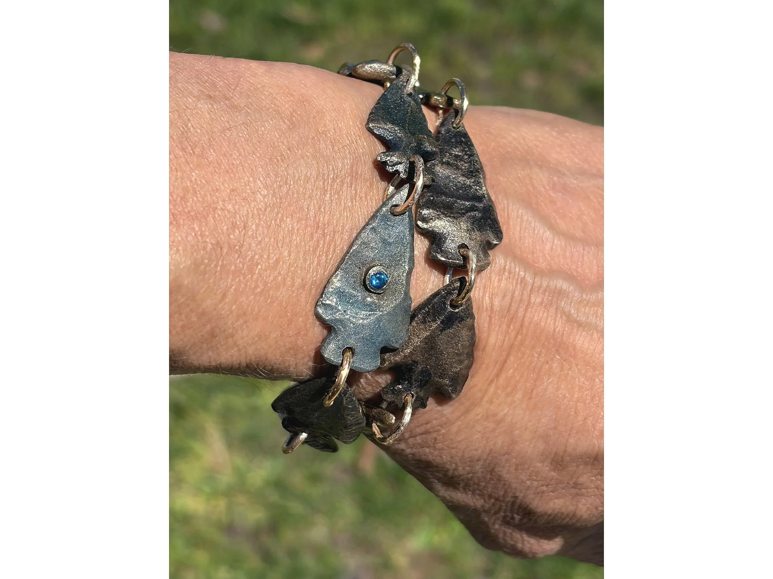arrowhead-double-ring-bronze-gemstones-worn-birdley-studio.jpg