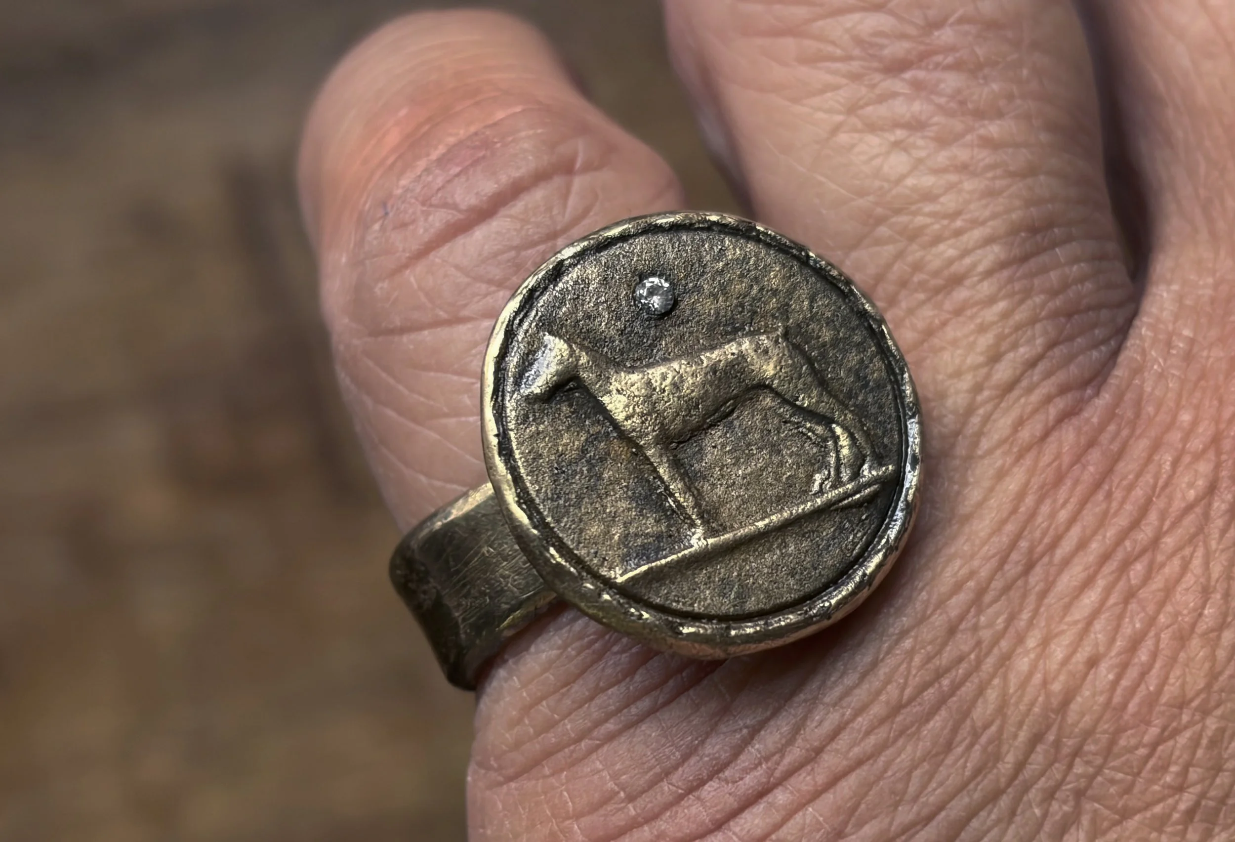 Ring: Heirloom Collection "Best in Show" Dog Coin, Bespoke