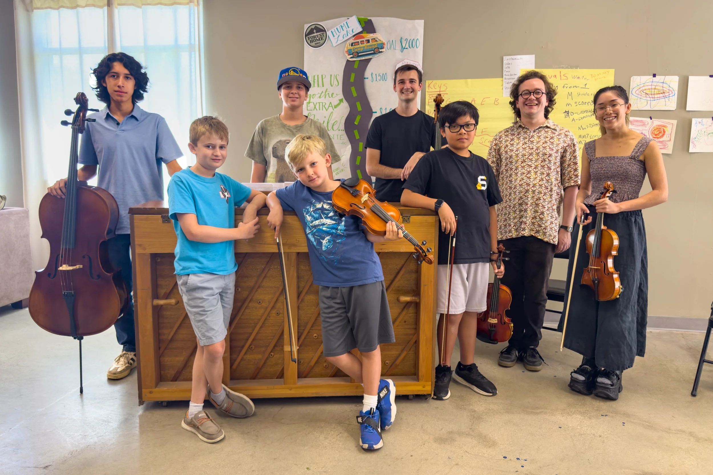 Group Photo at SCVYO Performer Composer Workshop