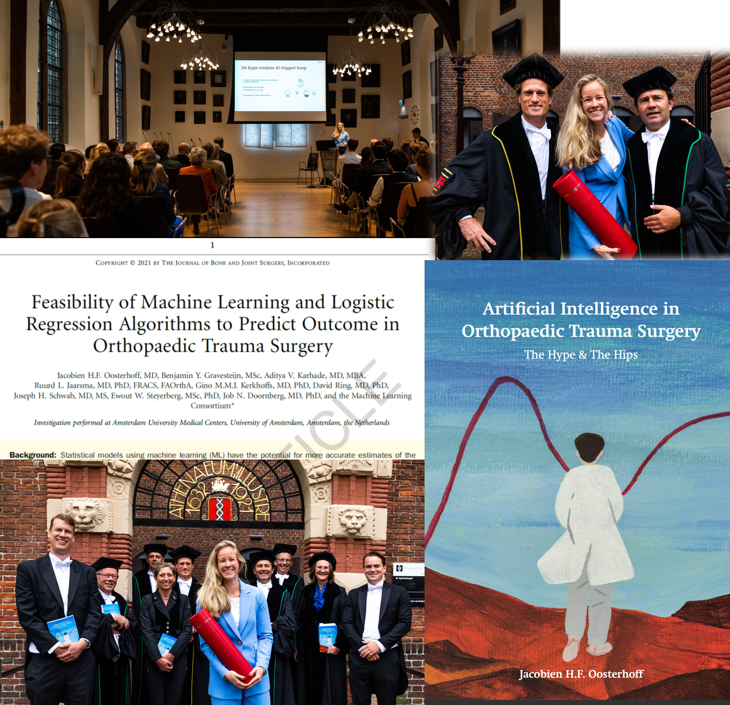 Associate Professor Jacobien Oosterhoff successfully defending her PhD thesis, following collaborative research experiences in Amsterdam, Adelaide, and Boston.