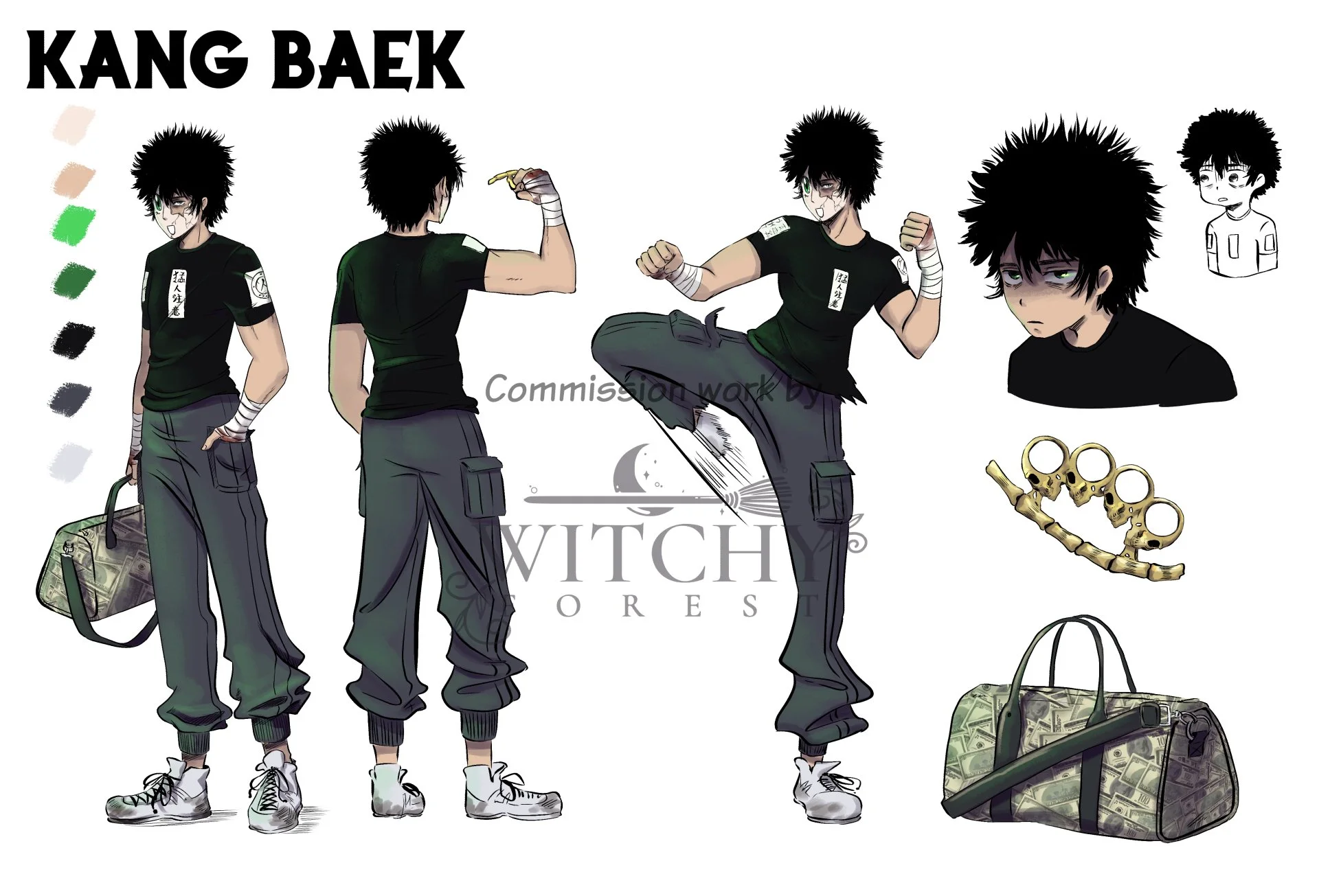 Kang Baek character sheet